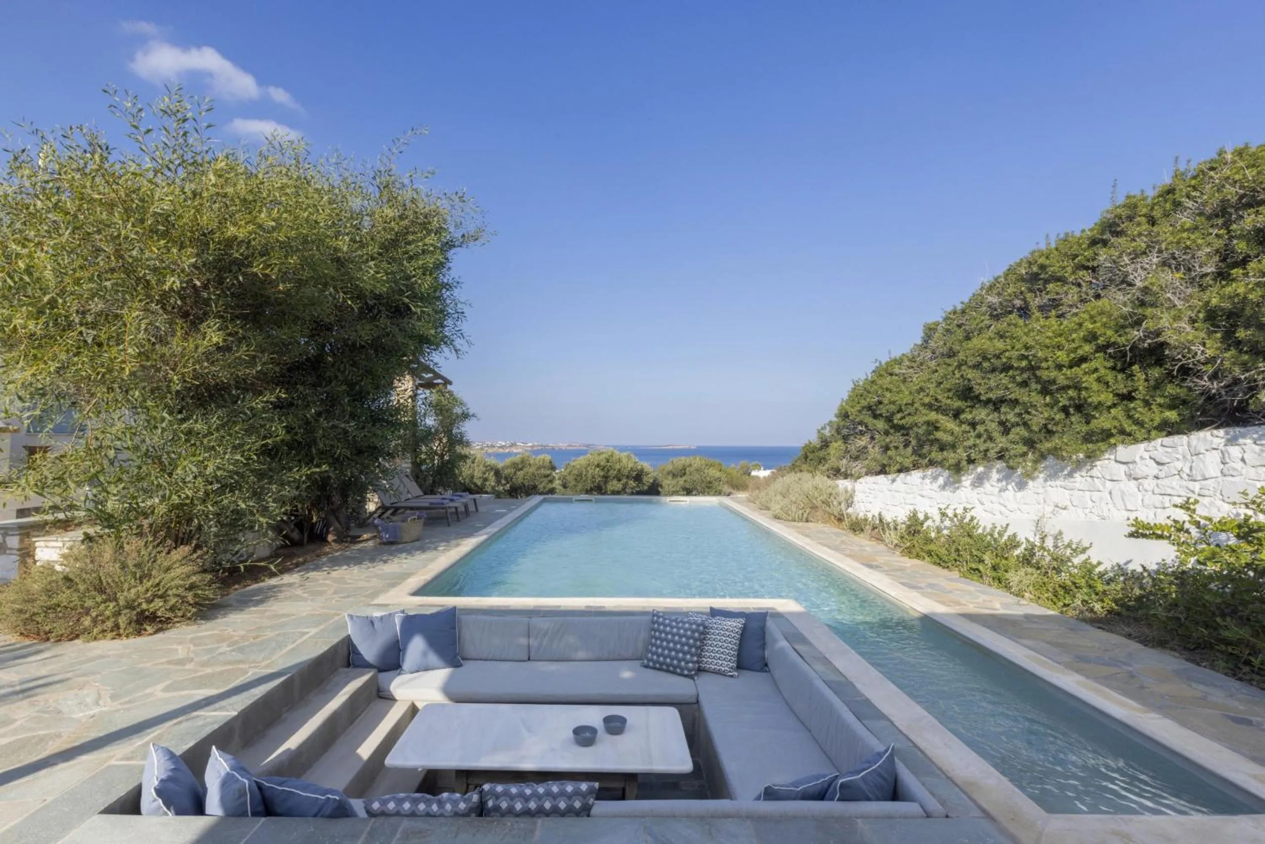 Swimming pool in Villa Alkyoni · Beautiful 8-person Family Villa with Great Views