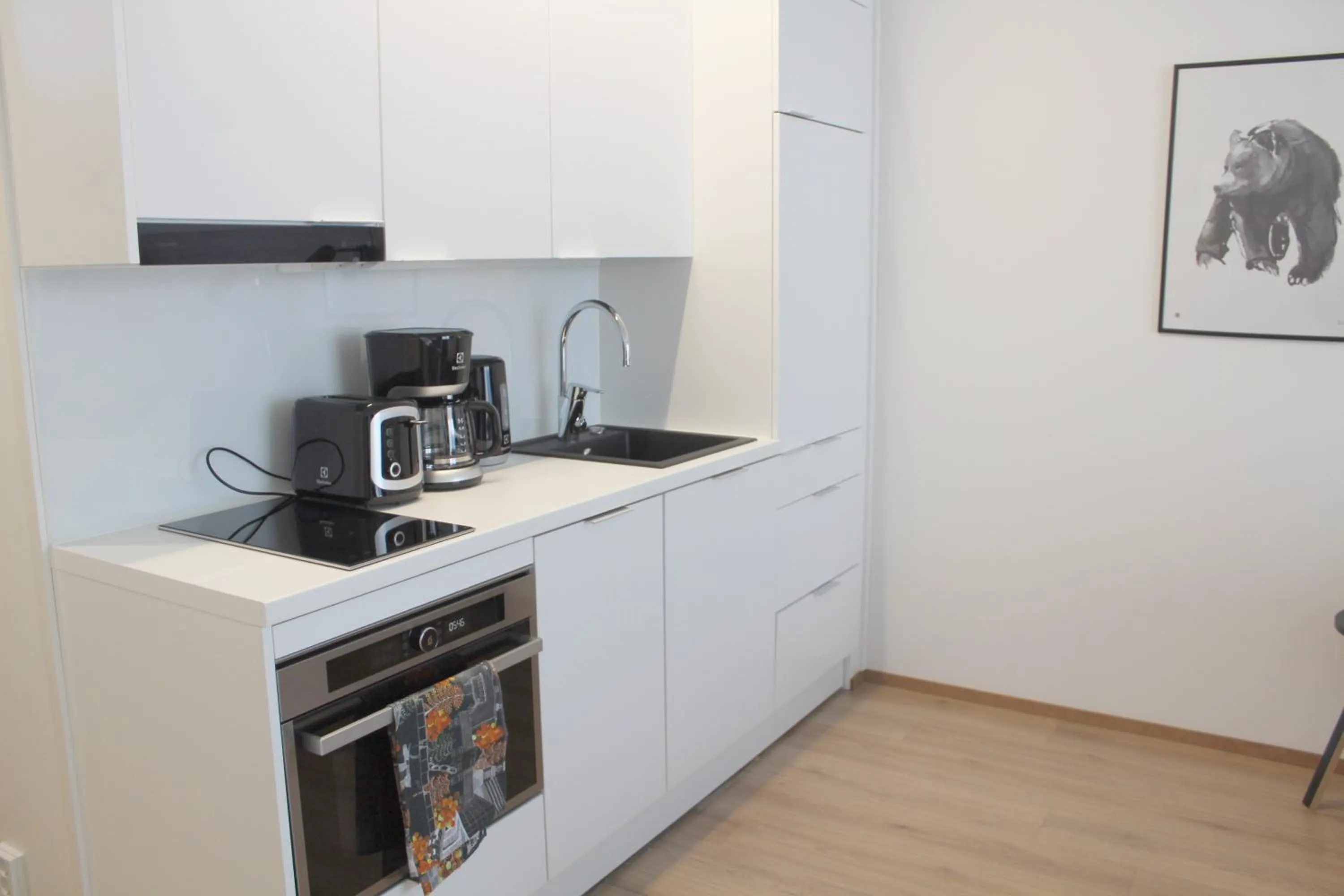 Coffee/tea facilities in Forenom Serviced Apartments Rovaniemi Valtakatu