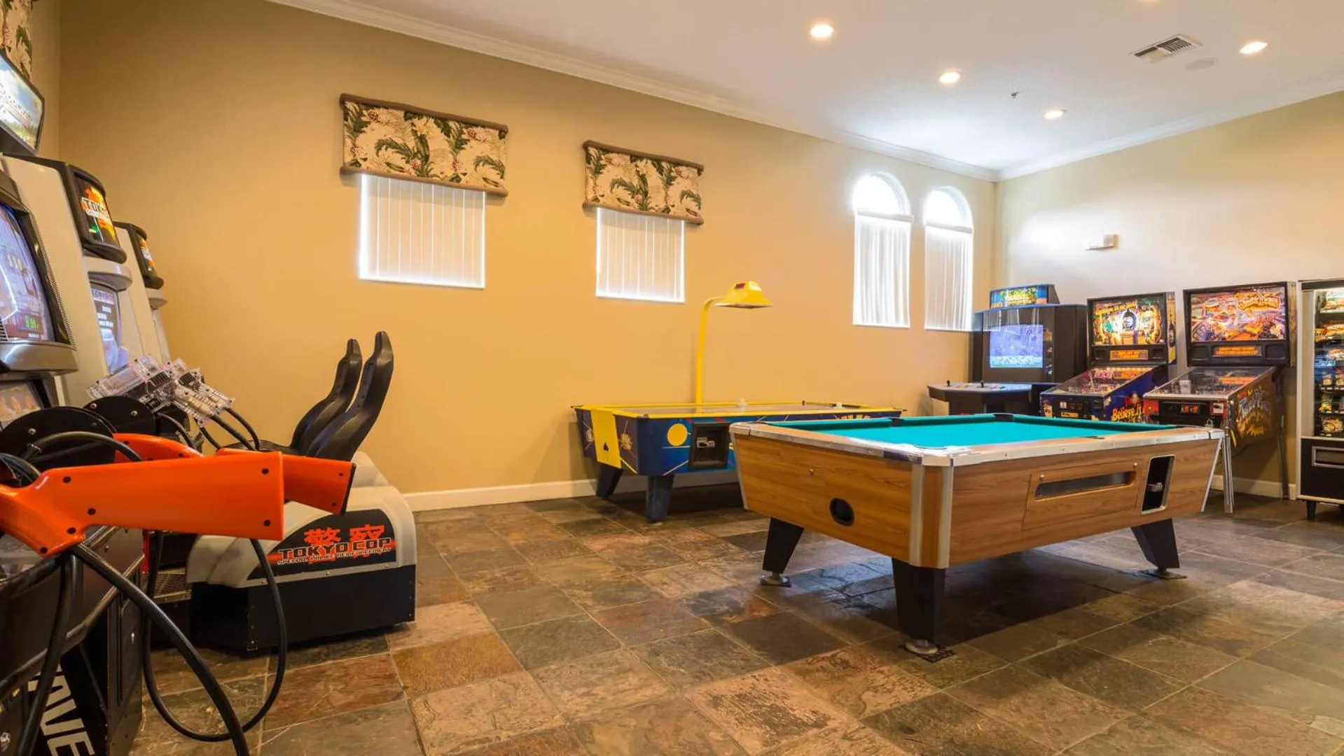 Game Room in Bikini on the Beach at Terra Verde Resort