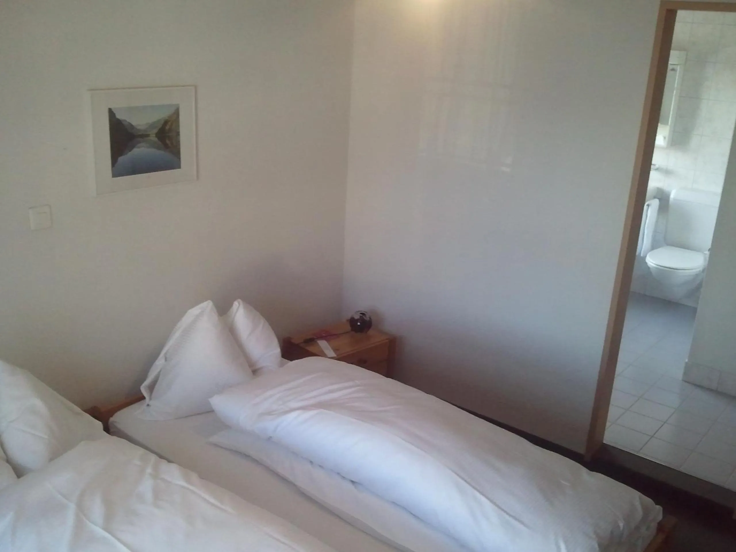 Bed in Hotel Restaurant Sternen