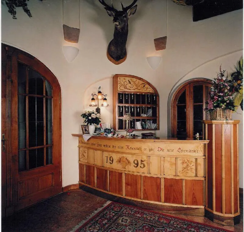 Lobby or reception in Lahntalhotel Feudingen