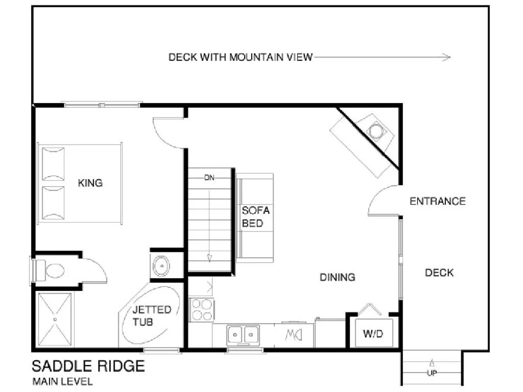 Floor plan in Saddle Ridge