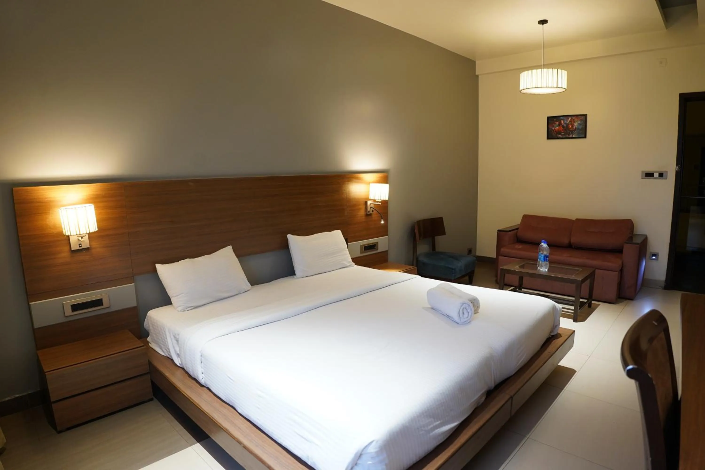 Photo of the whole room, Bed in Hotel Sadanand Regency - Newly Renovated