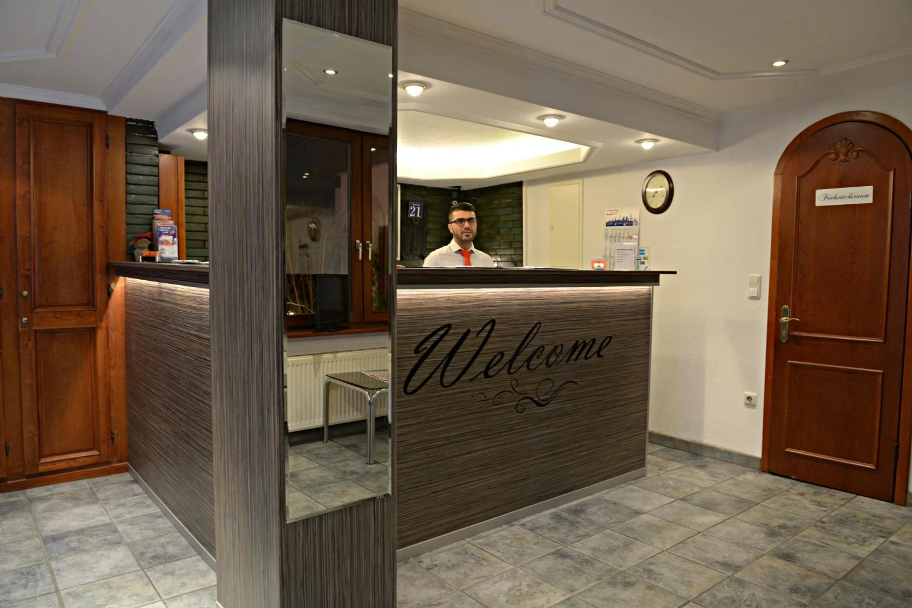 Lobby or reception in Motel21 Hamburg-Mitte