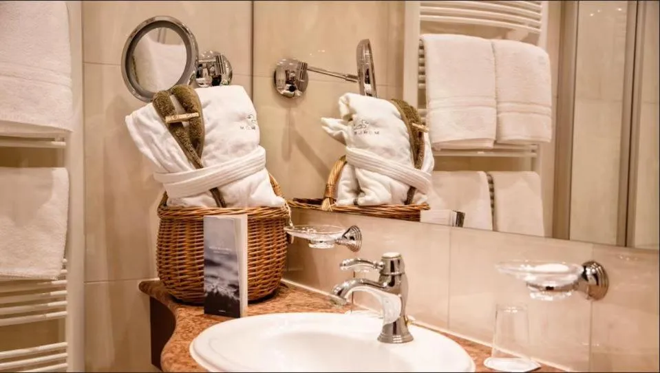 Bathroom in Wellness & Thermal Retreat Das Mühlbach