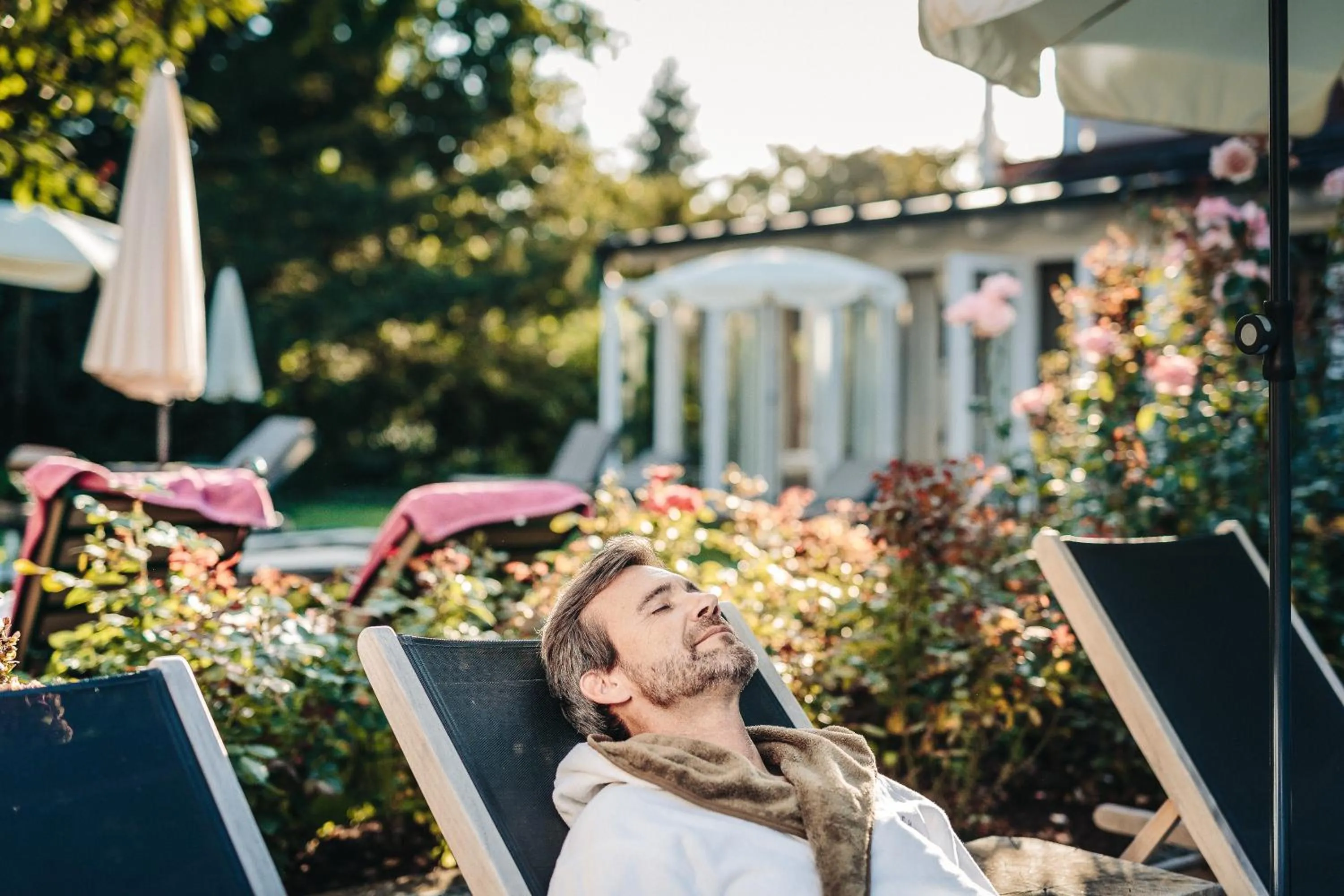 Garden in Wellness & Thermal Retreat Das Mühlbach
