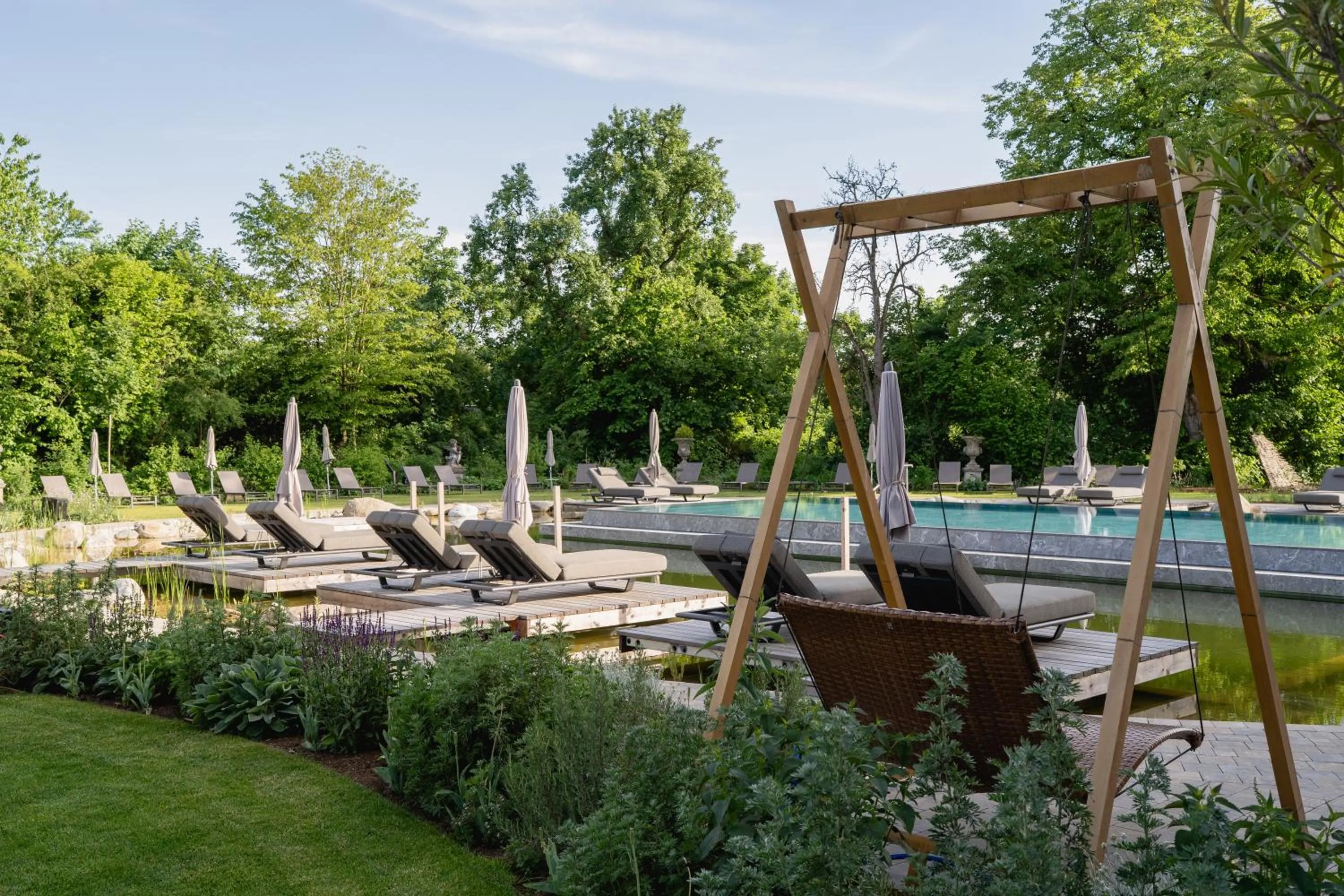 Swimming pool in Wellness & Thermal Retreat Das Mühlbach