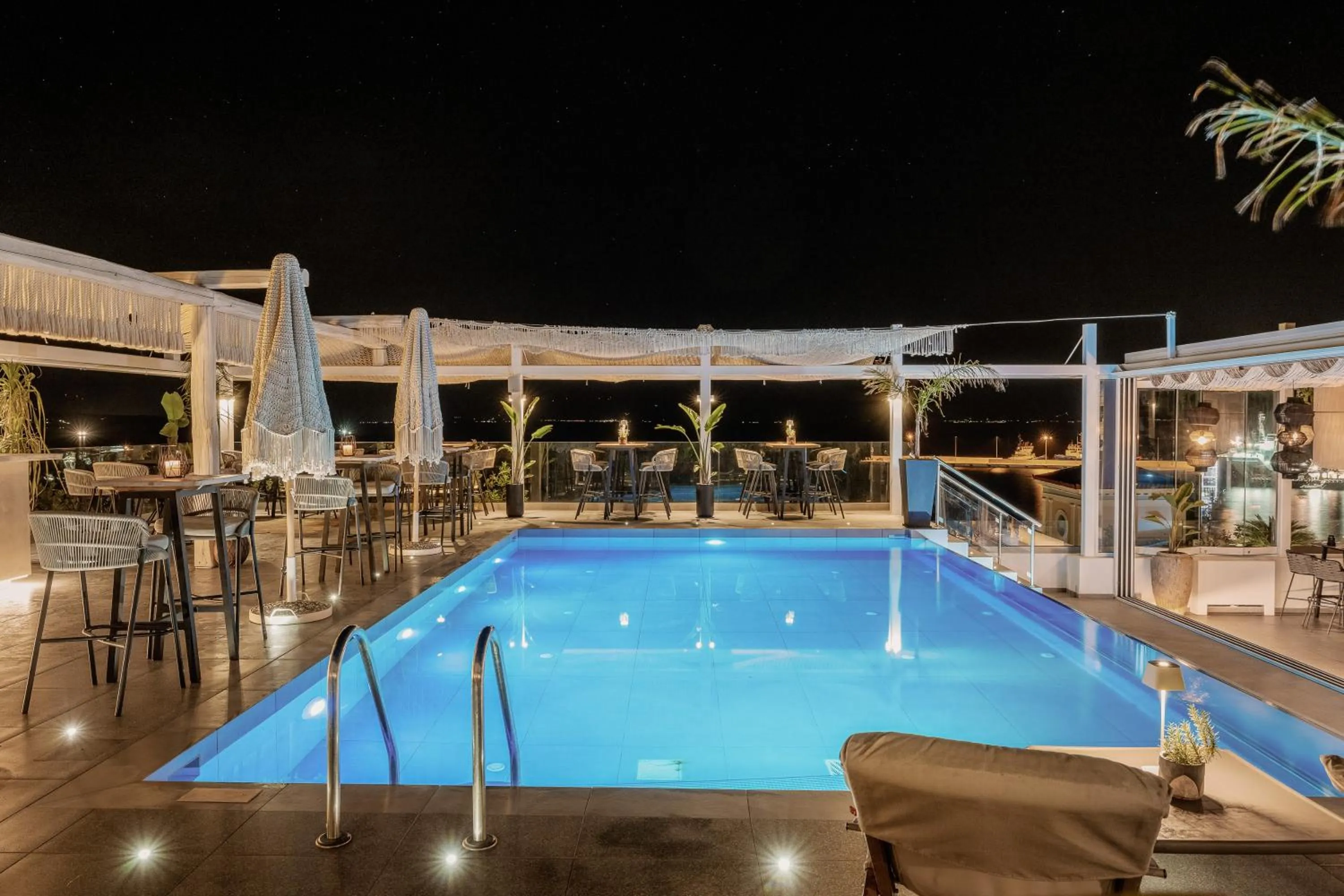 Pool view in LAS HOTEL & SPA