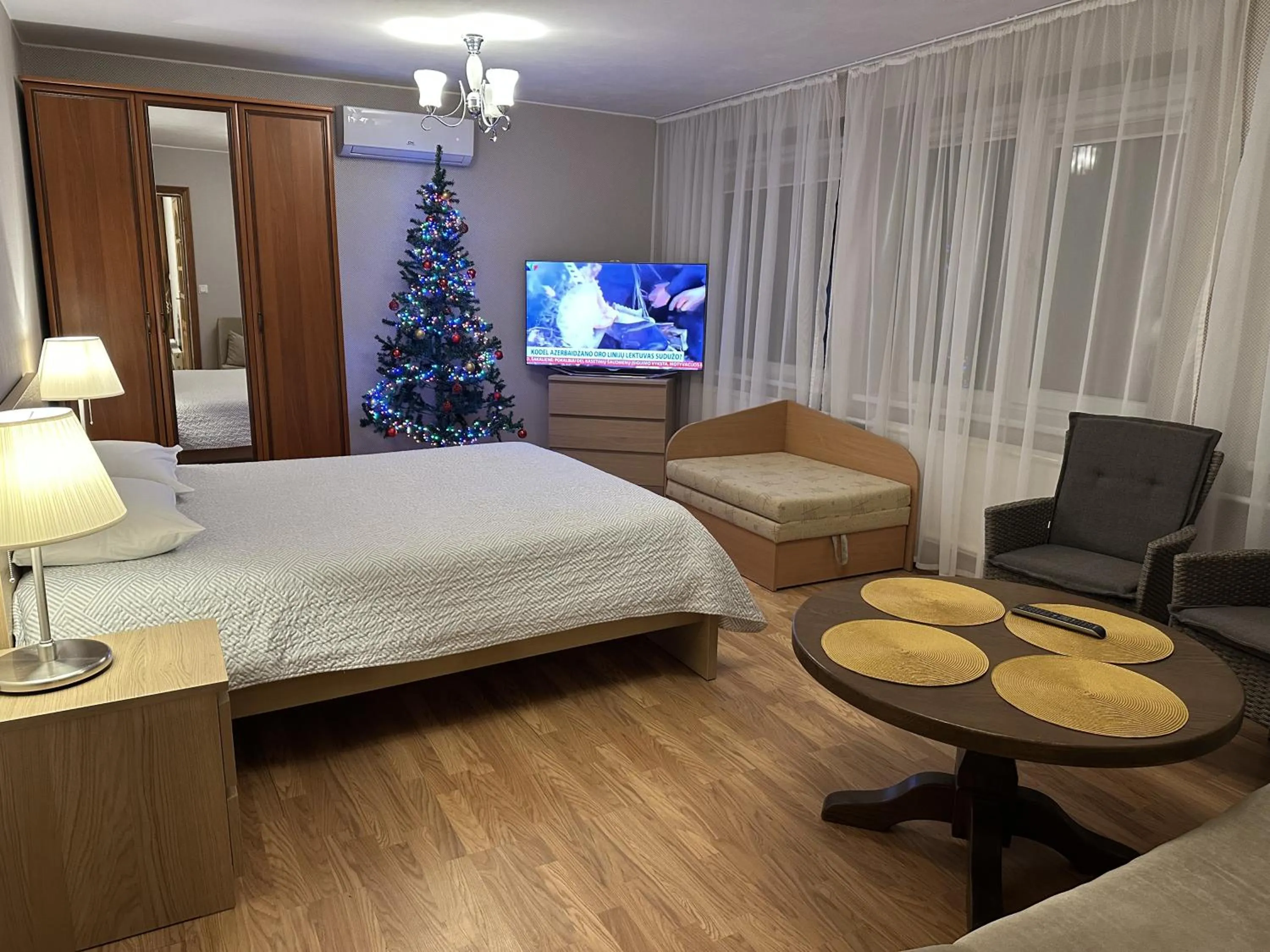 Bed in Apartamentai šalia baseino