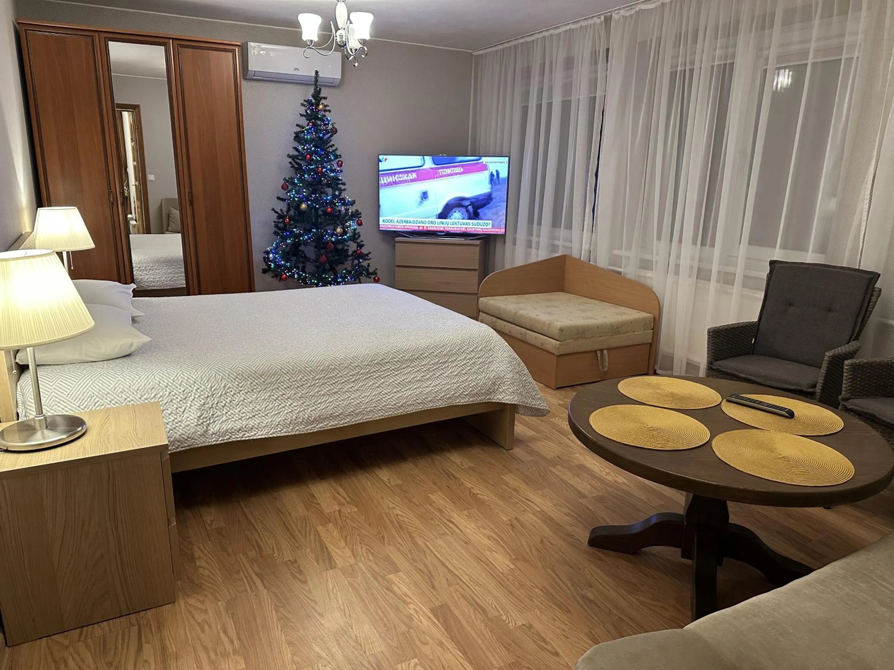 Bed in Apartamentai šalia baseino