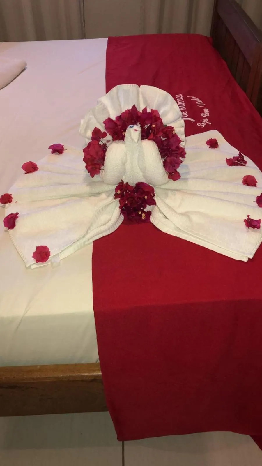 Bed in Pousada Flor de Maraca