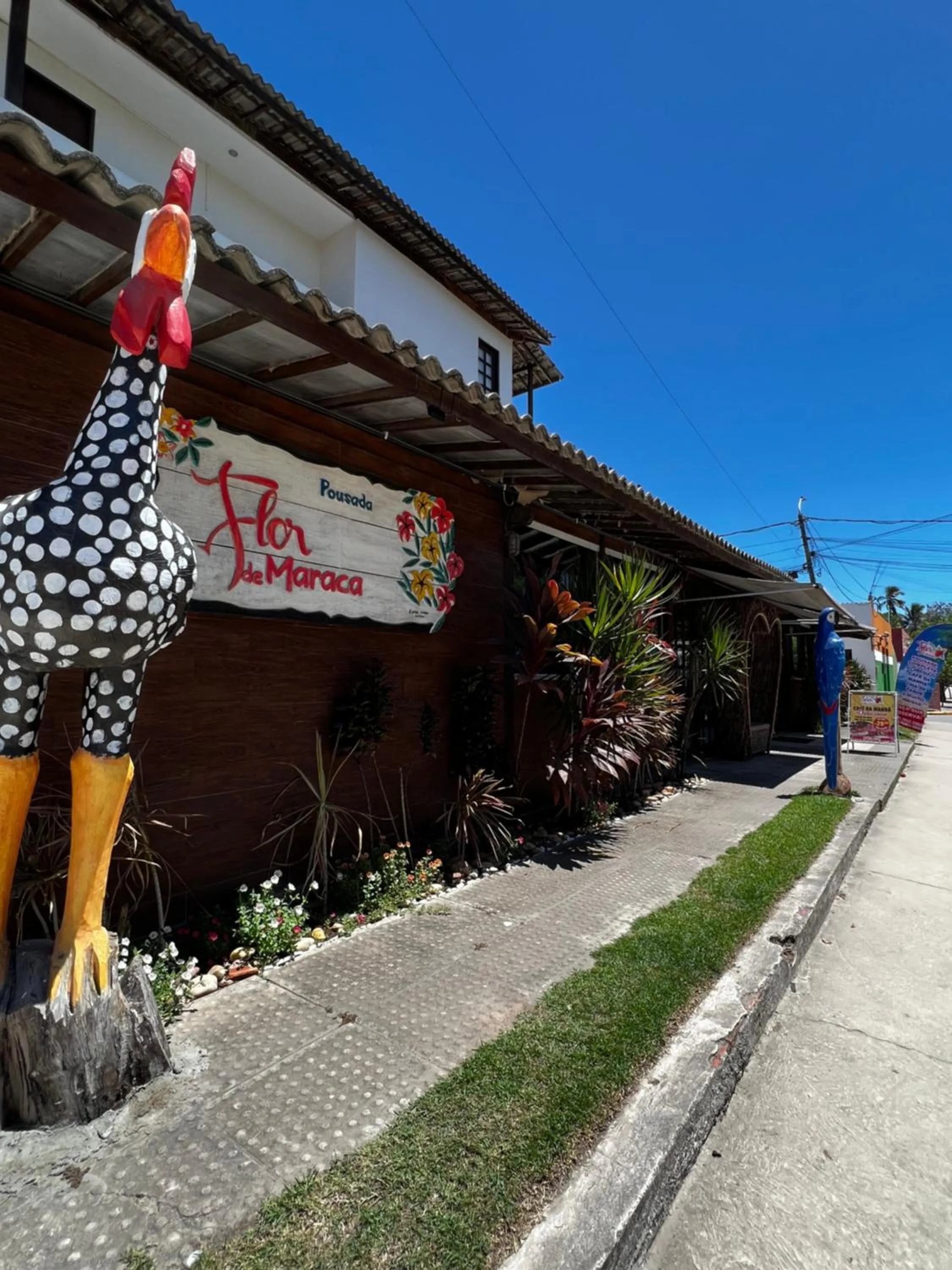 Street view in Pousada Flor de Maraca
