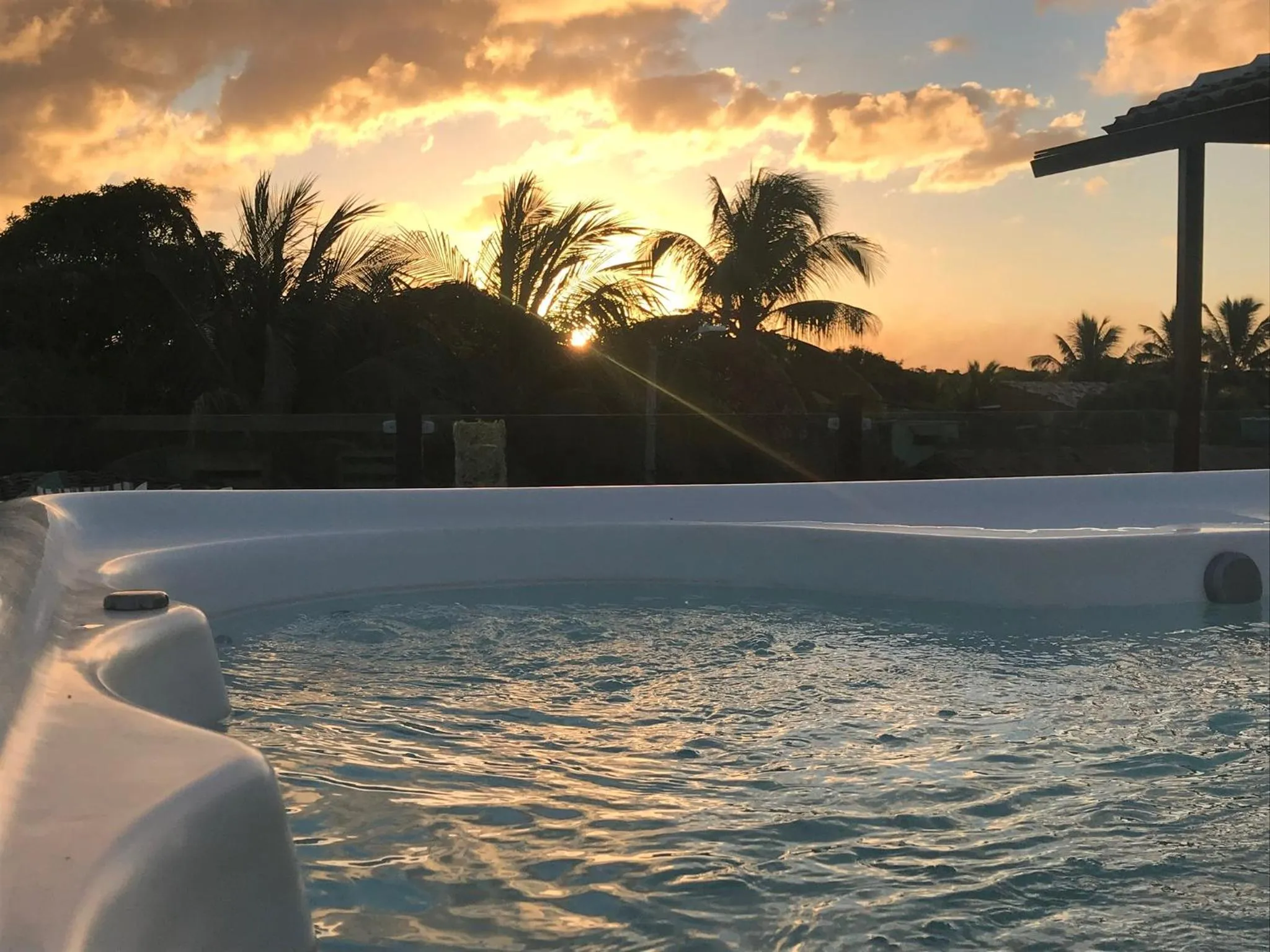 Sunset in Pousada Flor de Maraca