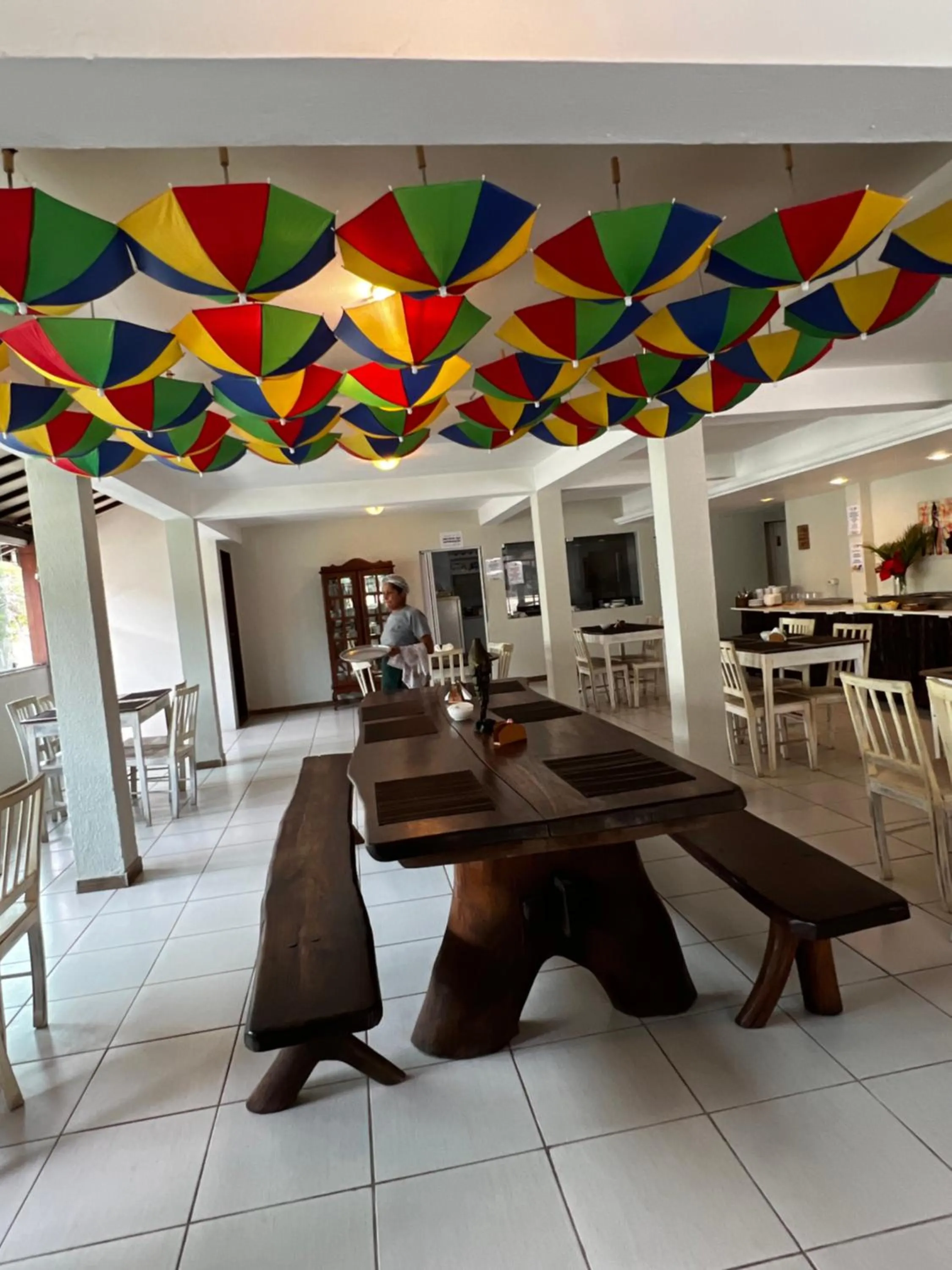 Dining area in Pousada Flor de Maraca