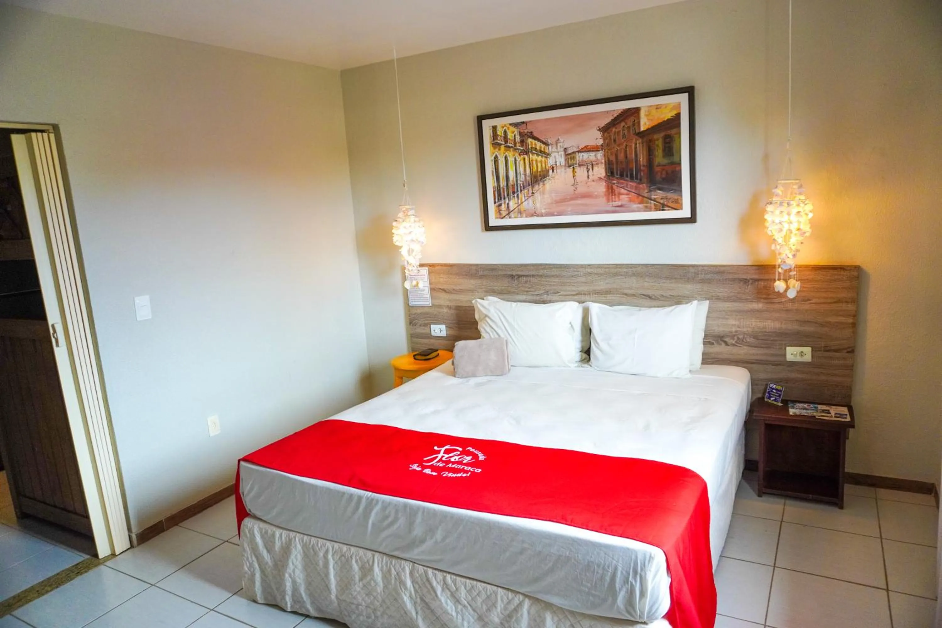 Bedroom, Bed in Pousada Flor de Maraca