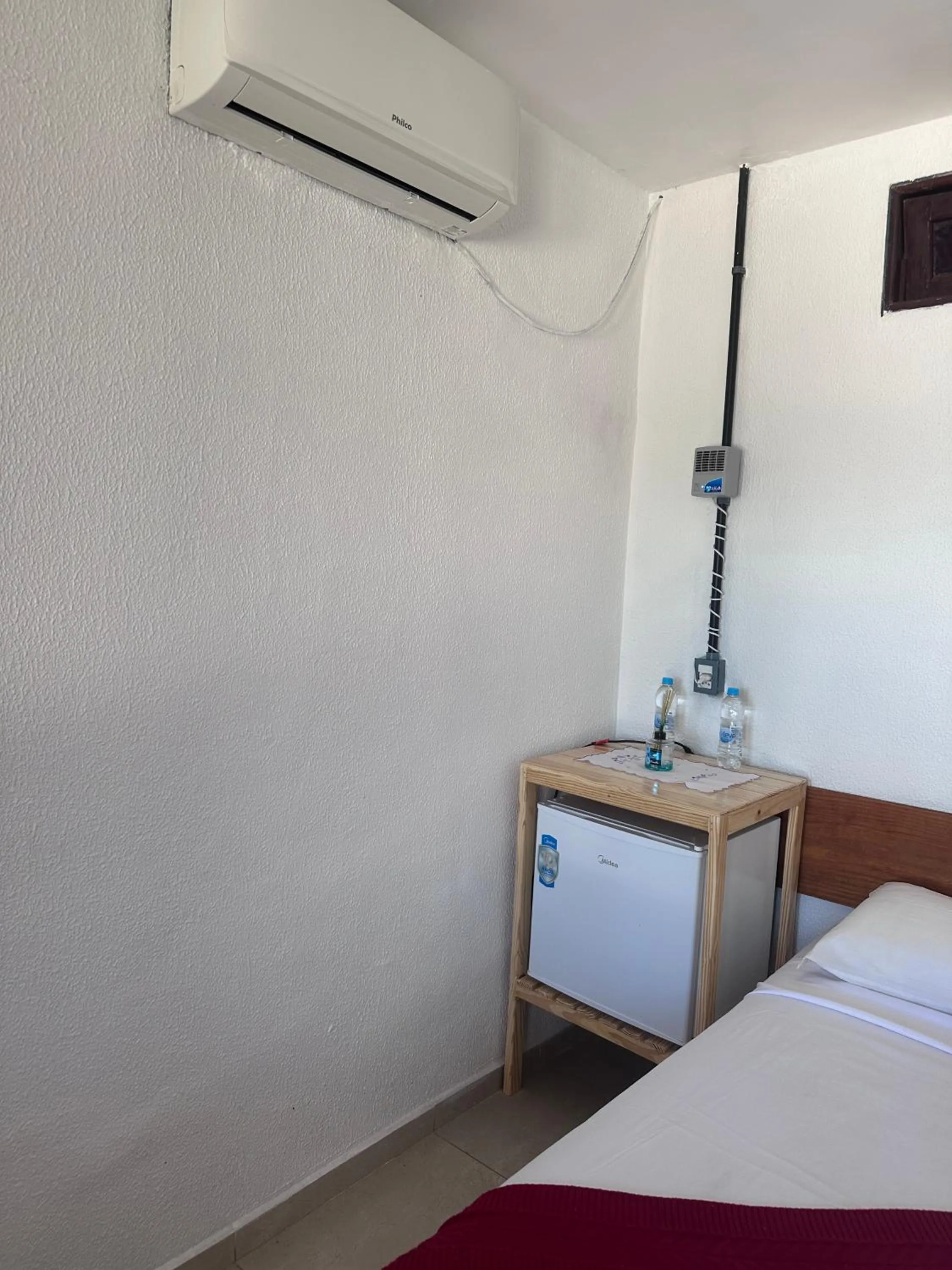 minibar, Bed in Pousada Brisa e Mar