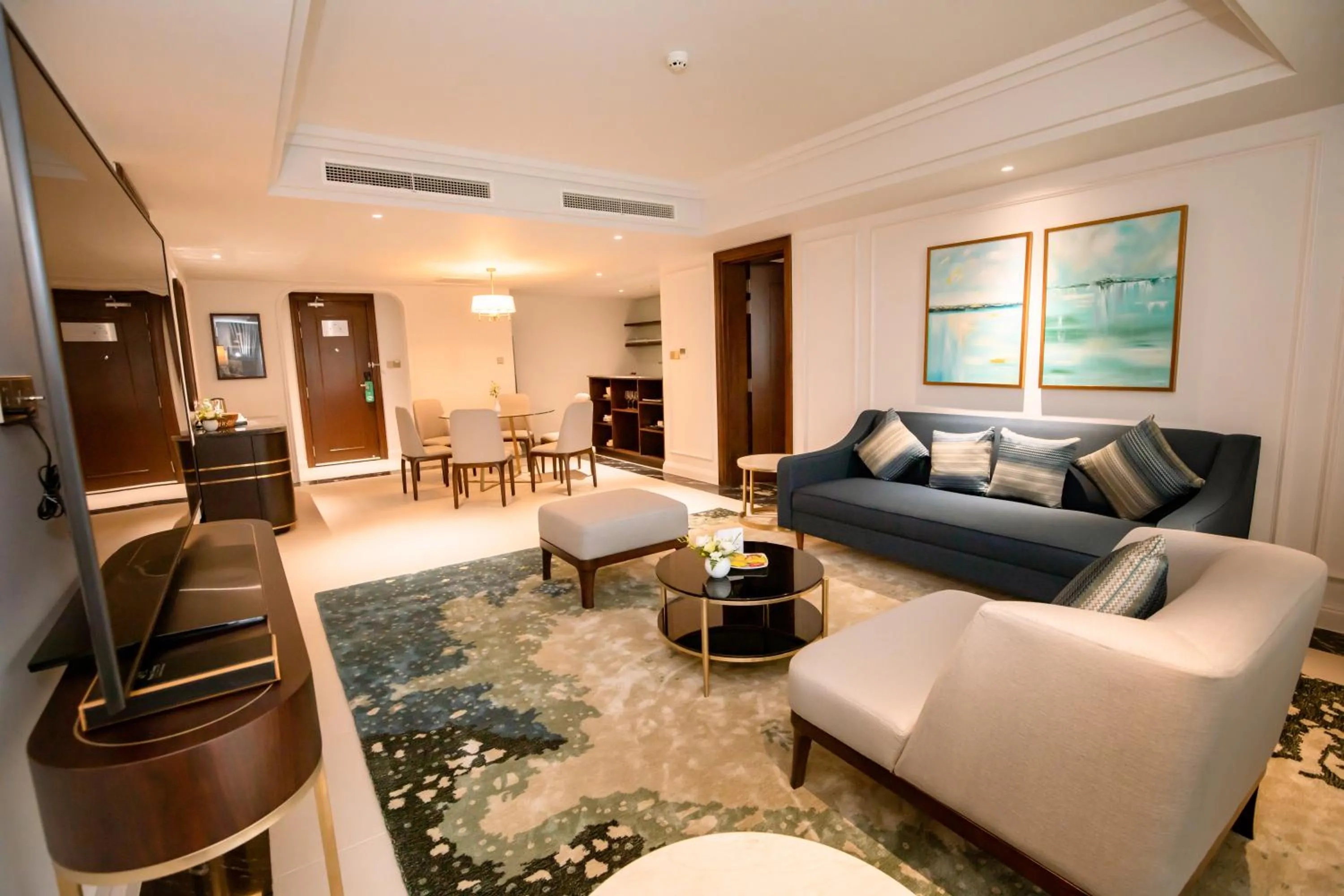 Living room in Nam Cuong Nam Dinh Hotel