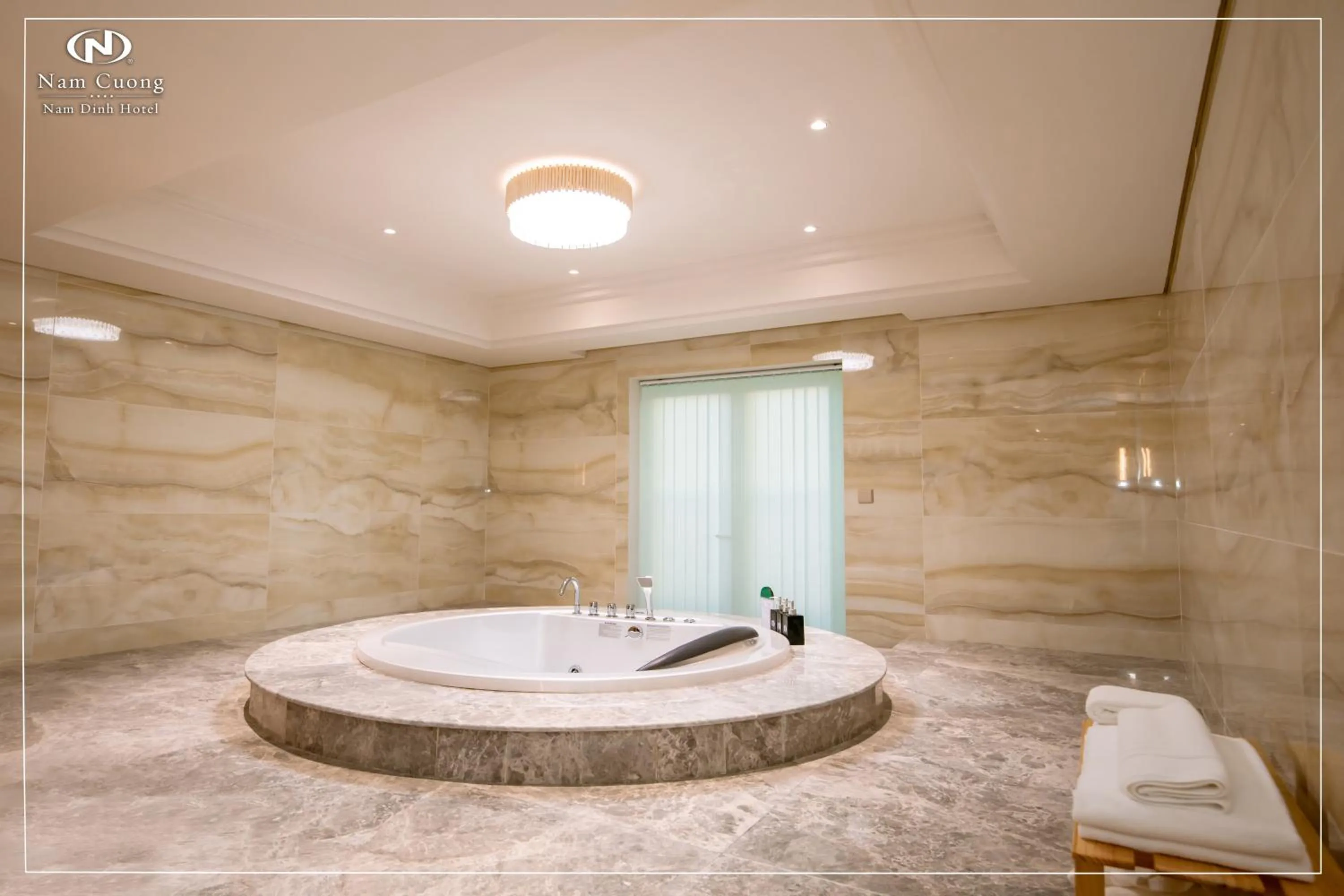 Bathroom in Nam Cuong Nam Dinh Hotel