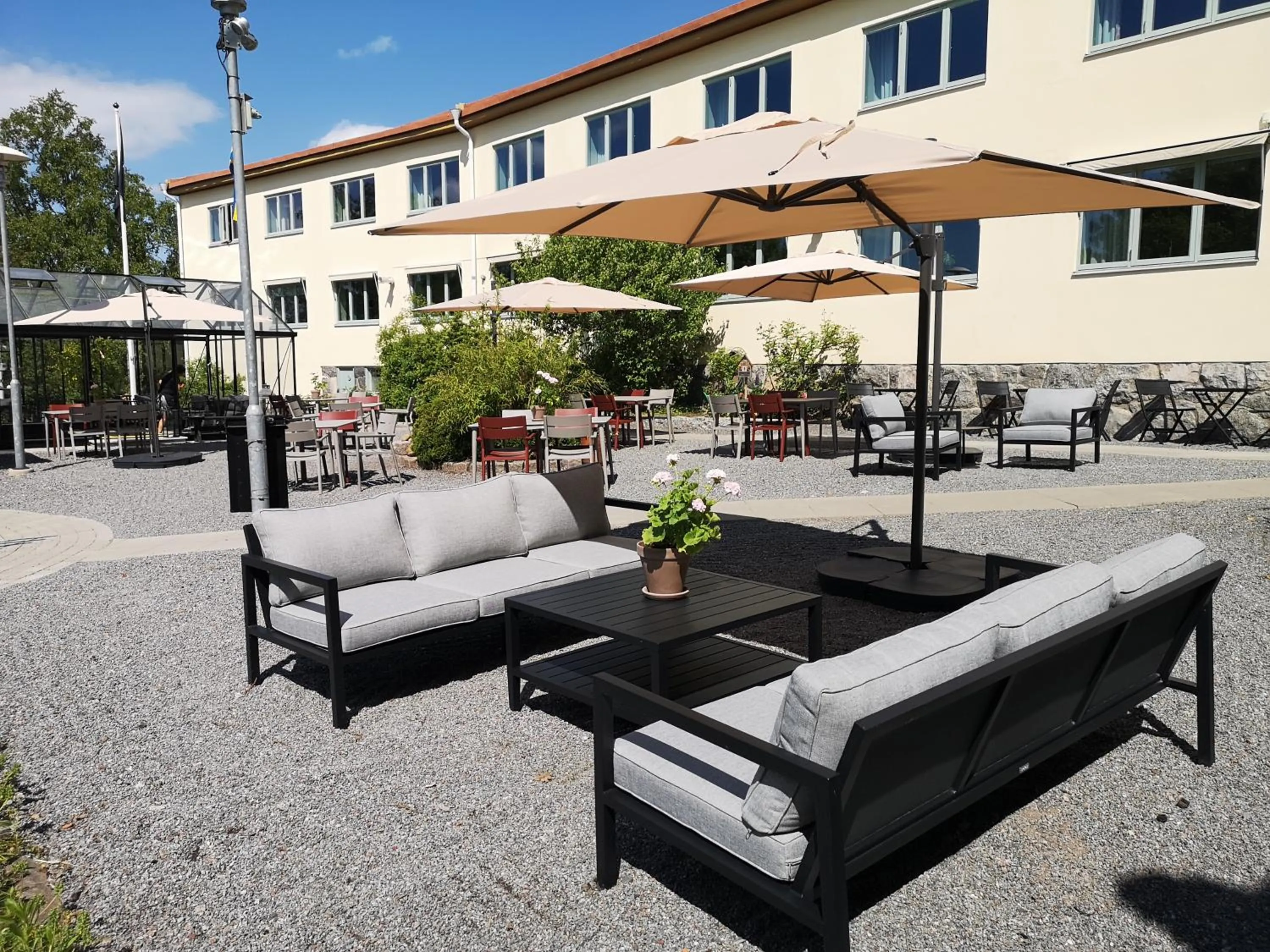 Balcony/Terrace in Hotell Kristina