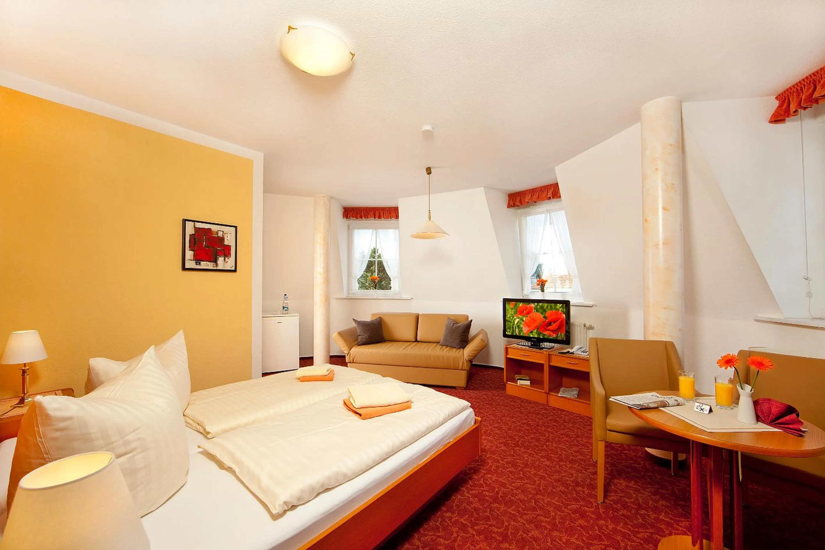 Photo of the whole room, Bed in Ferienhotel Bernstein