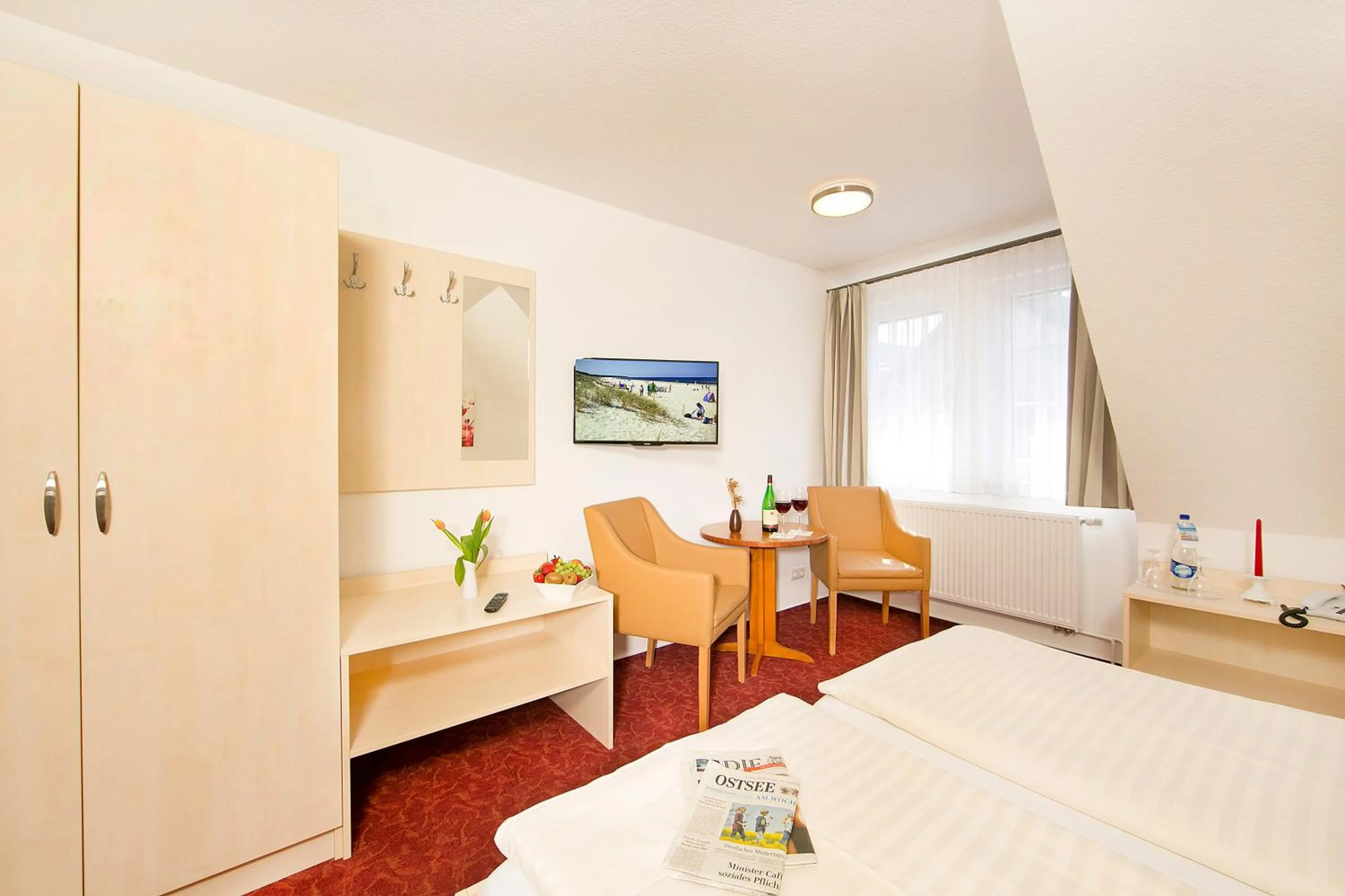 Bedroom, Bed in Ferienhotel Bernstein