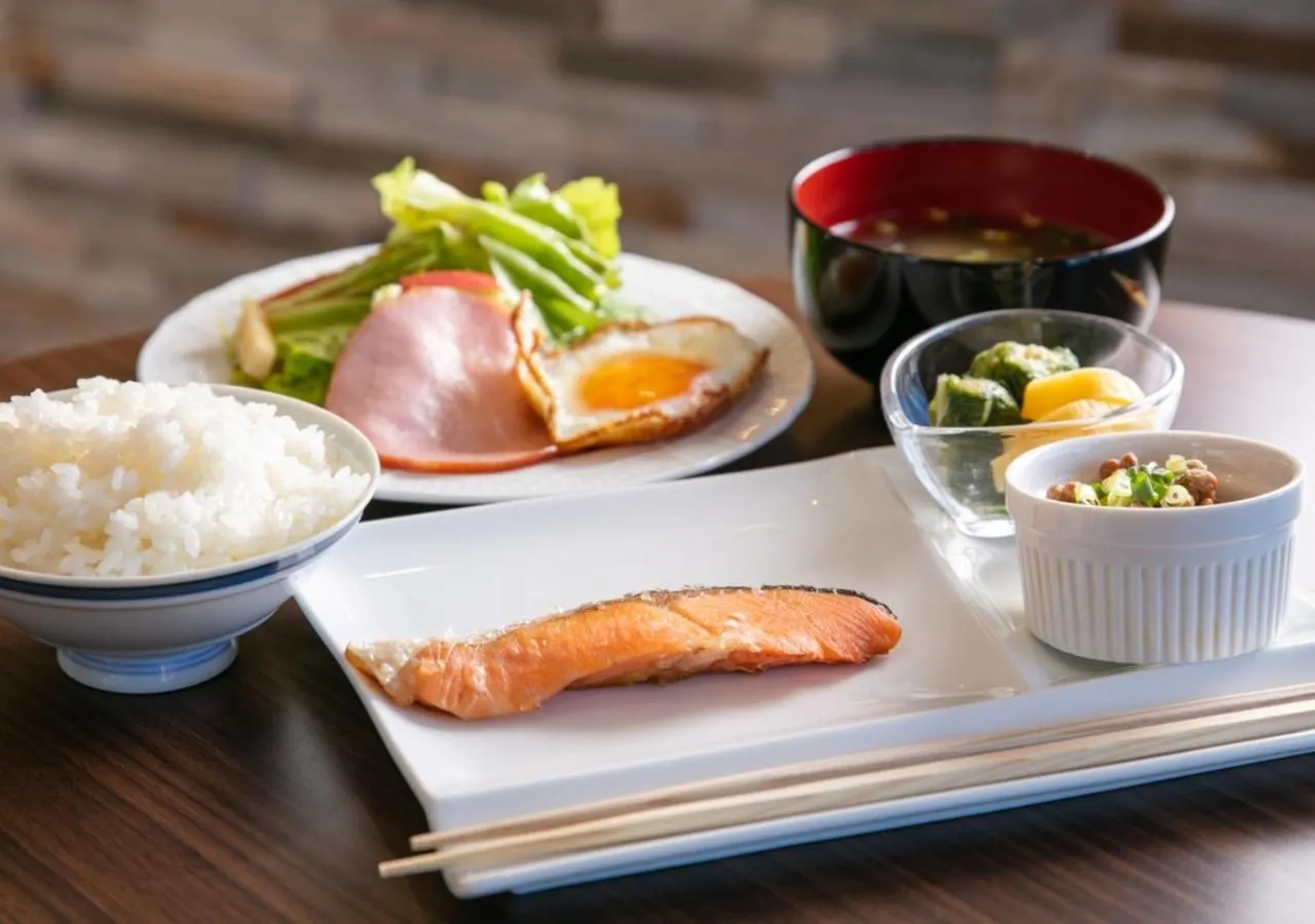 Food close-up in HOTORI no HOTEL BAN