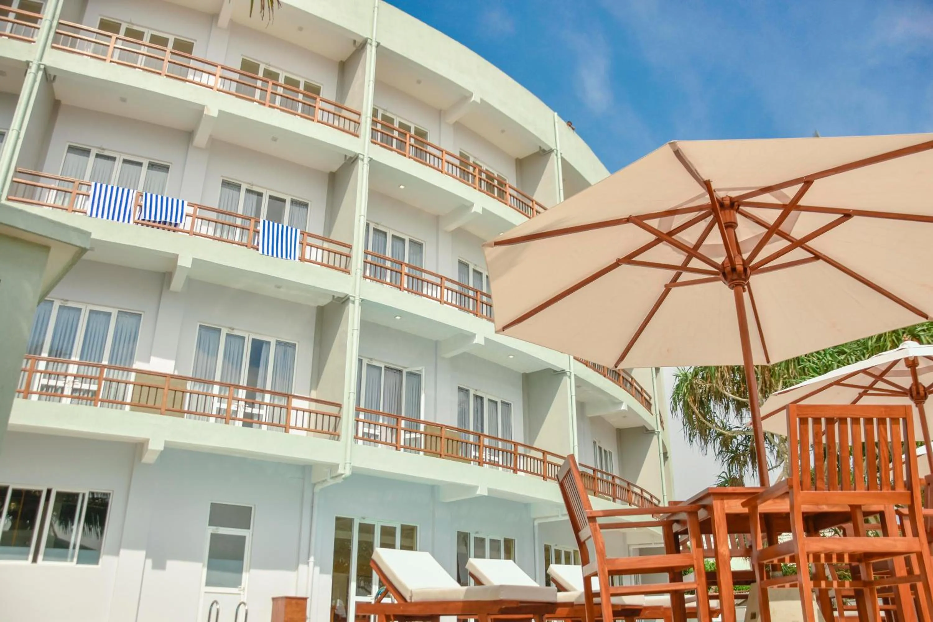 Property building in Hotel Refresh Blue