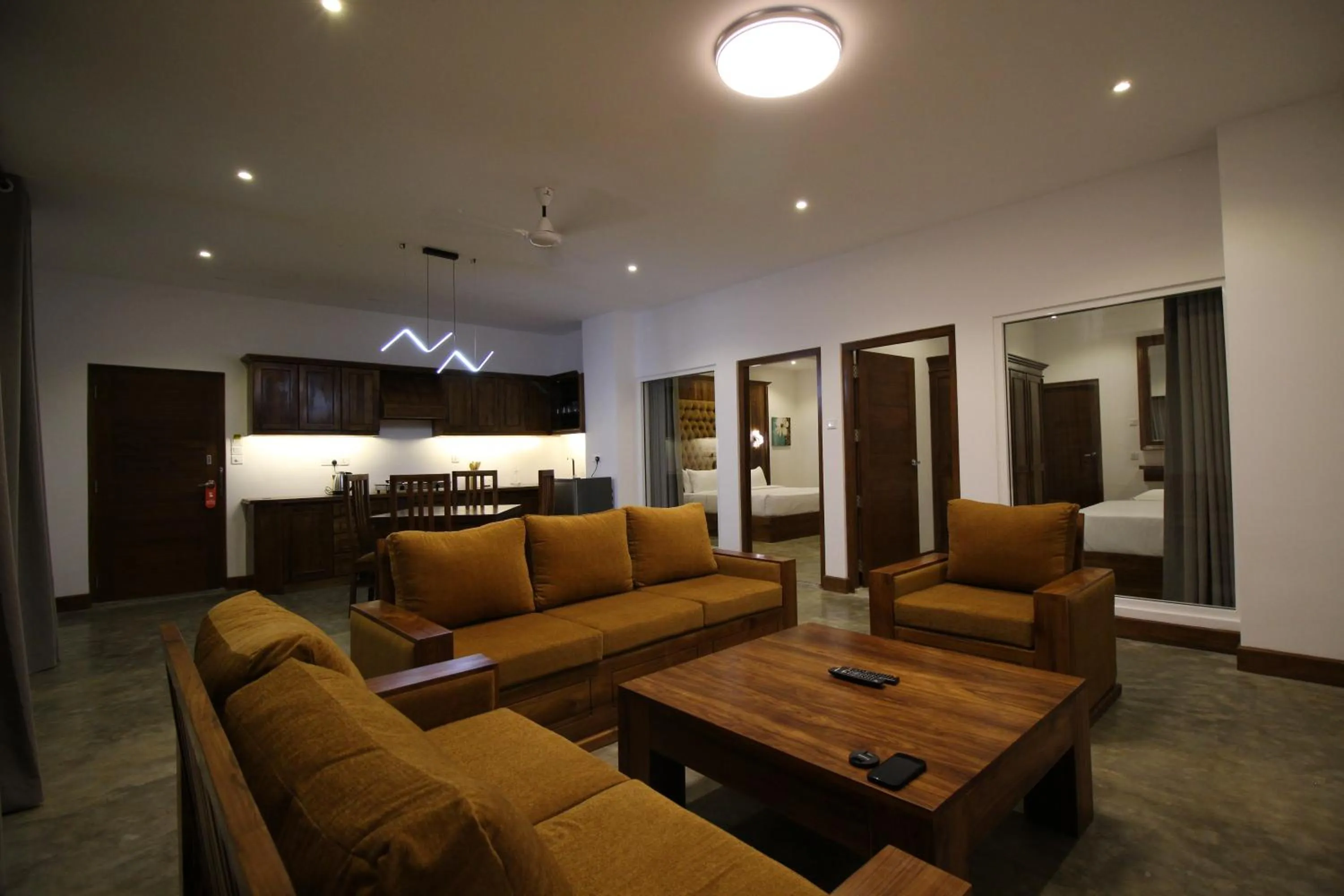 Living room in Hotel Refresh Blue