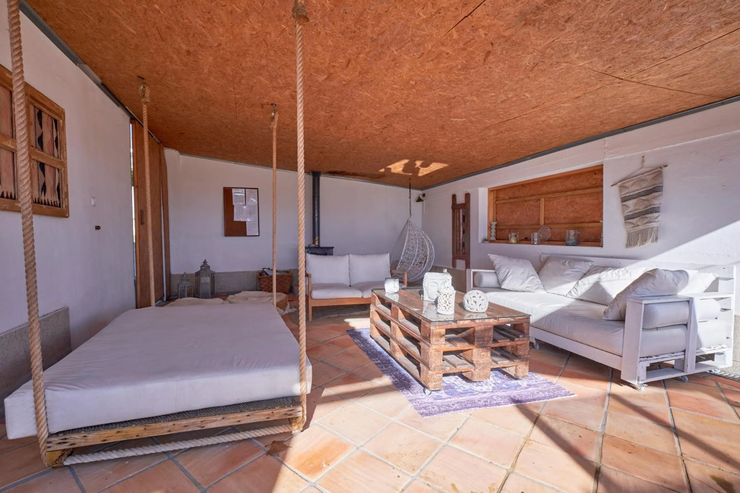 Seating area, Bed in A Casa Branca - with Pool & Jacuzzi