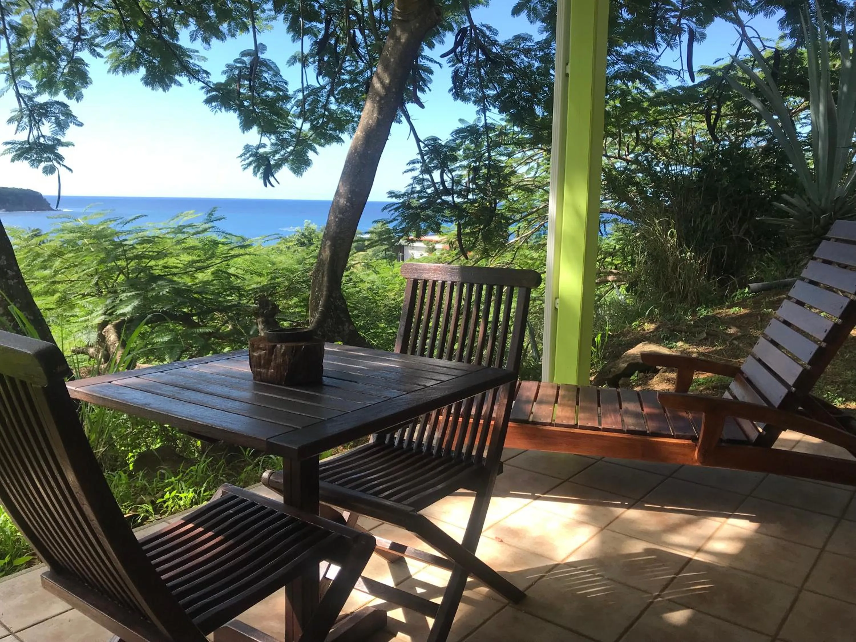 Balcony/Terrace in Le Rayon Vert - Hôtel & Restaurant VUE SUR MER