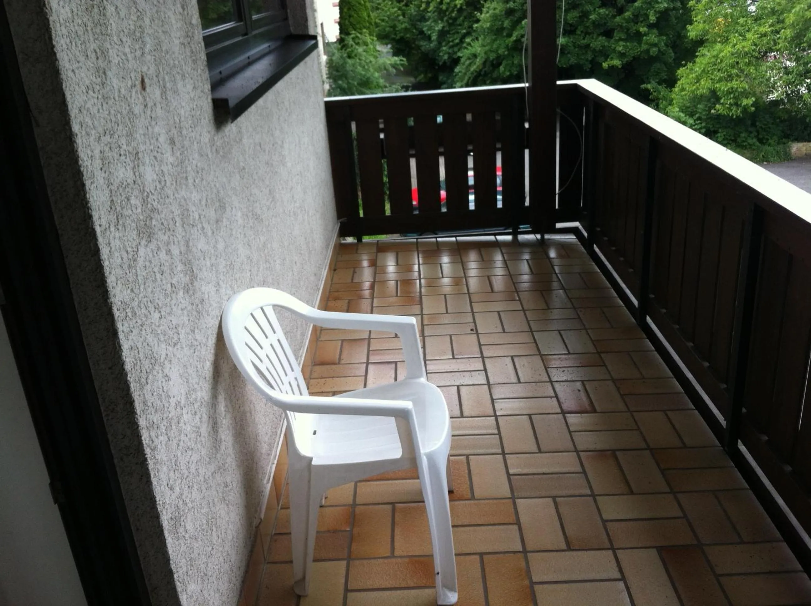 Balcony/Terrace in Hotel Bacchusstube garni