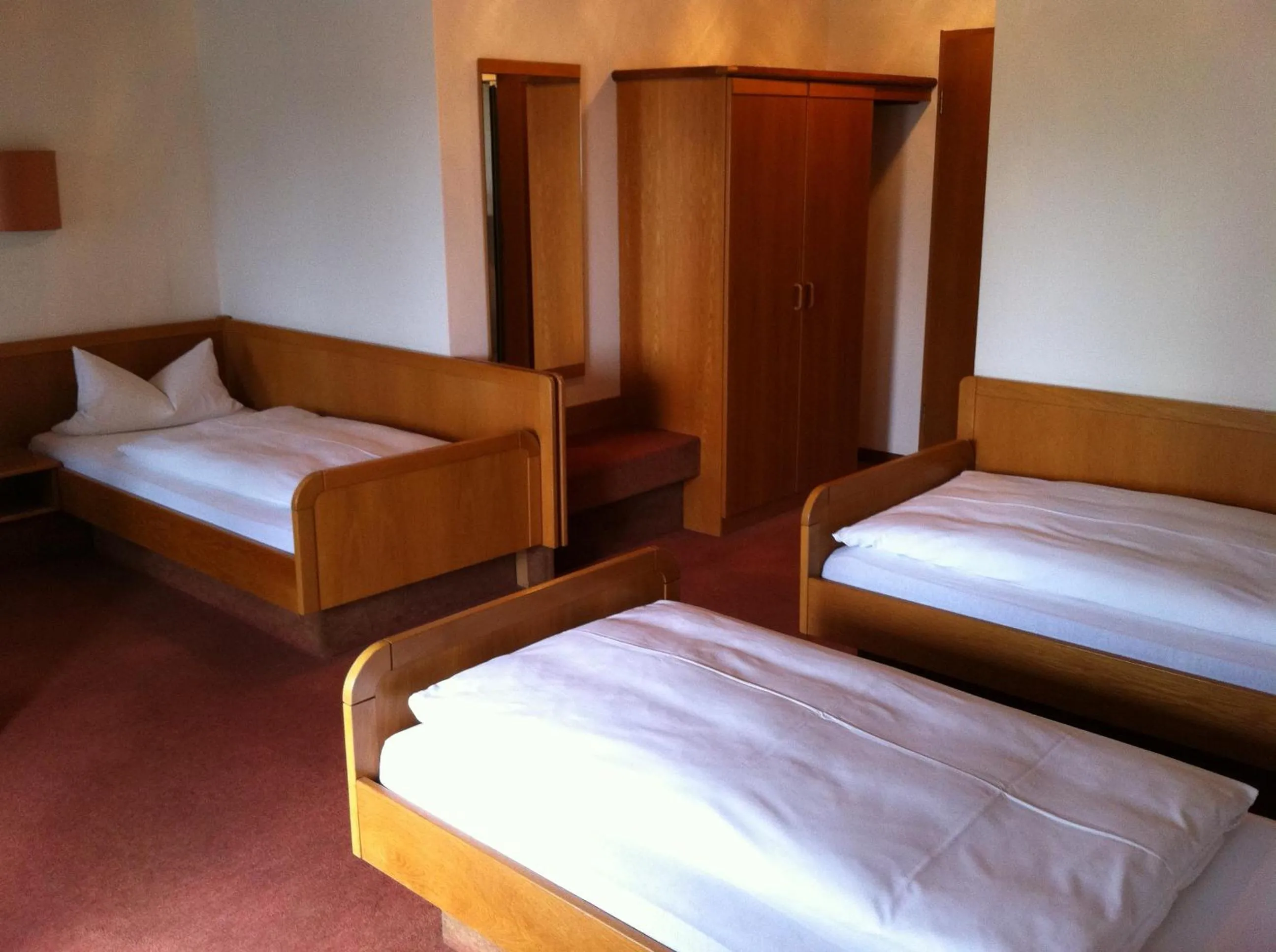 Bed in Hotel Bacchusstube garni