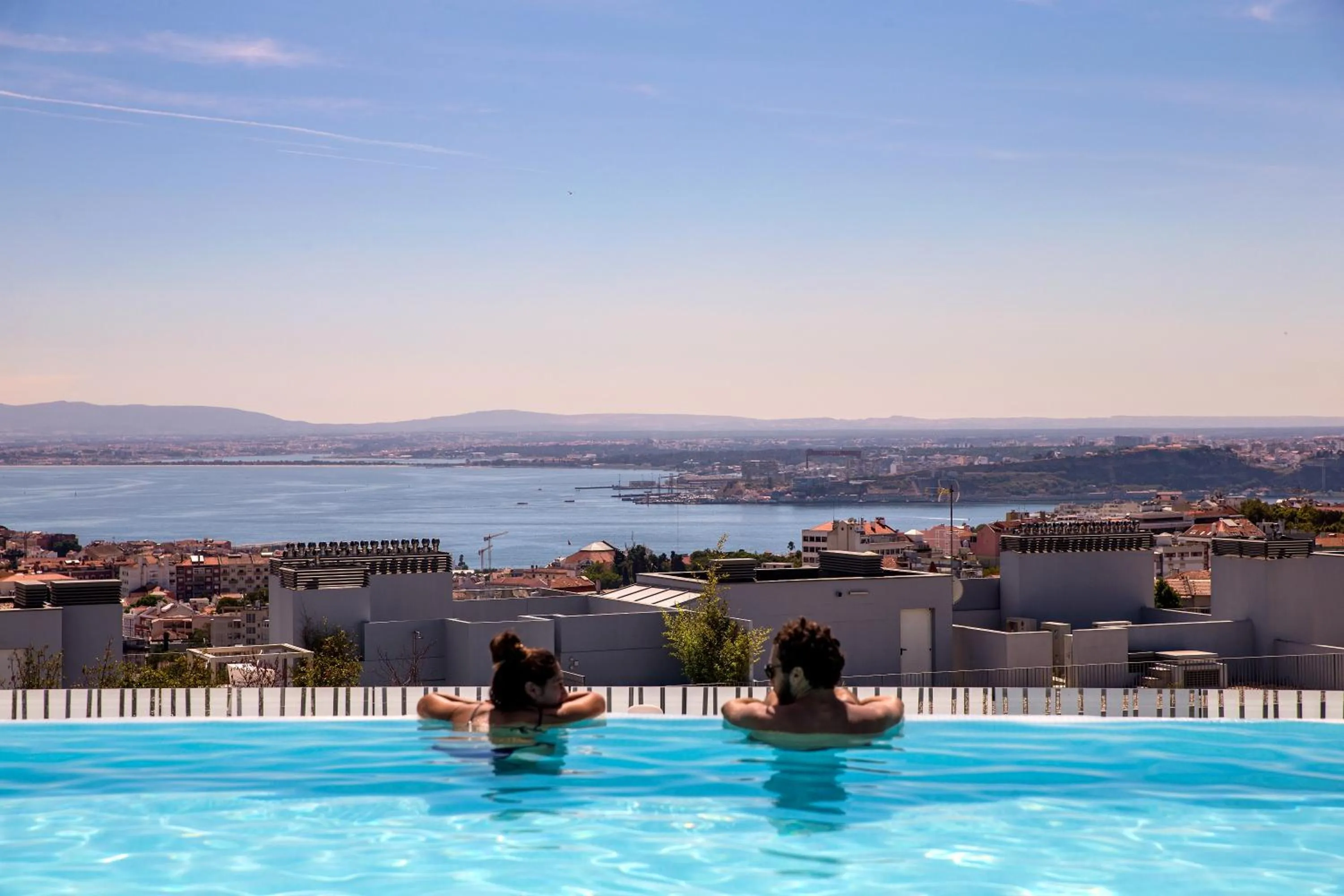 Pool view in EPIC SANA Lisboa Hotel