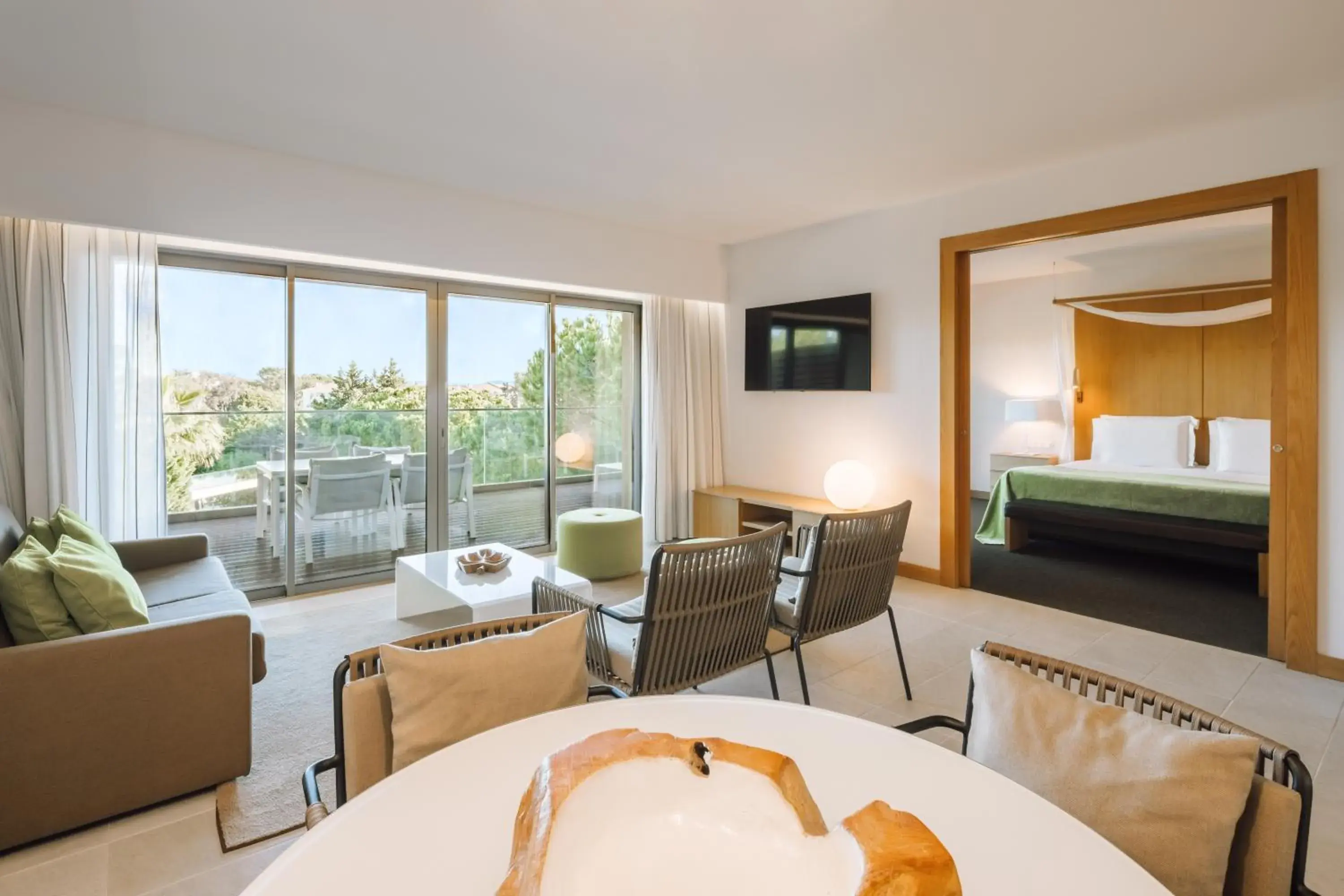 Living room, Bed in EPIC SANA Algarve Hotel Living room, Bed in EPIC SANA Algarve Hotel