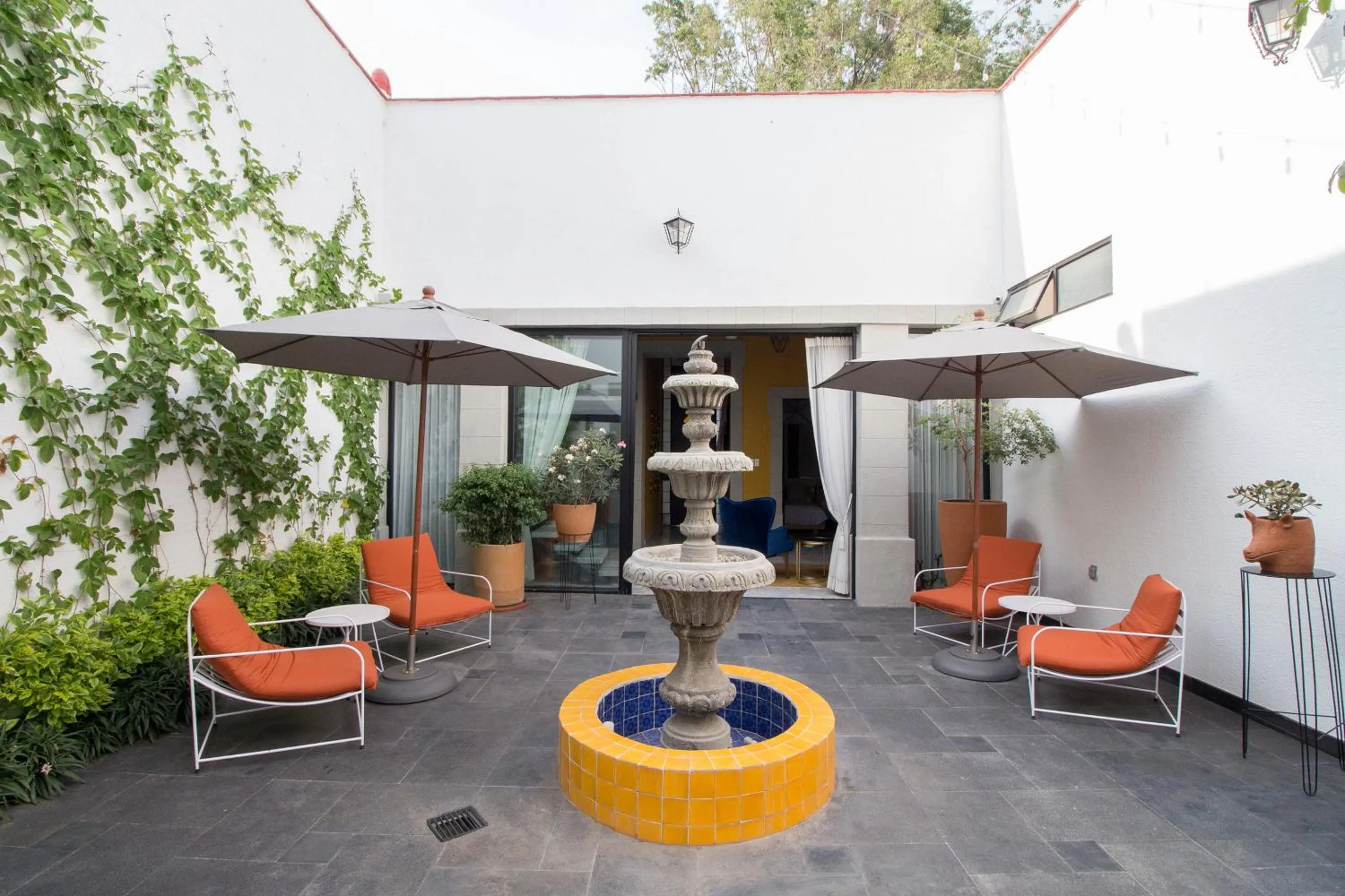 Patio in Hotel Casona Independencia