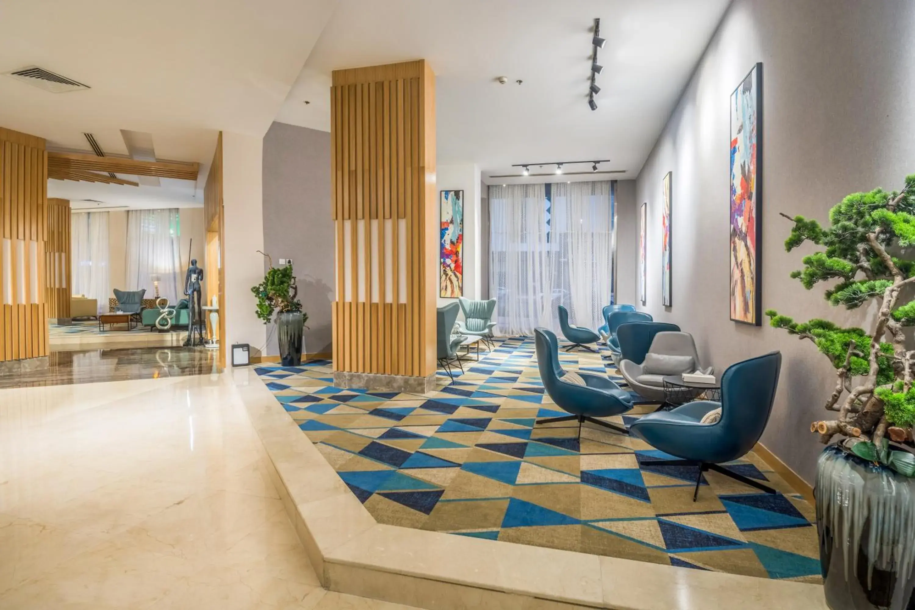 Lobby or reception in Ewaa Express Hotel - Al Olaya Lobby or reception in Ewaa Express Hotel - Al Olaya