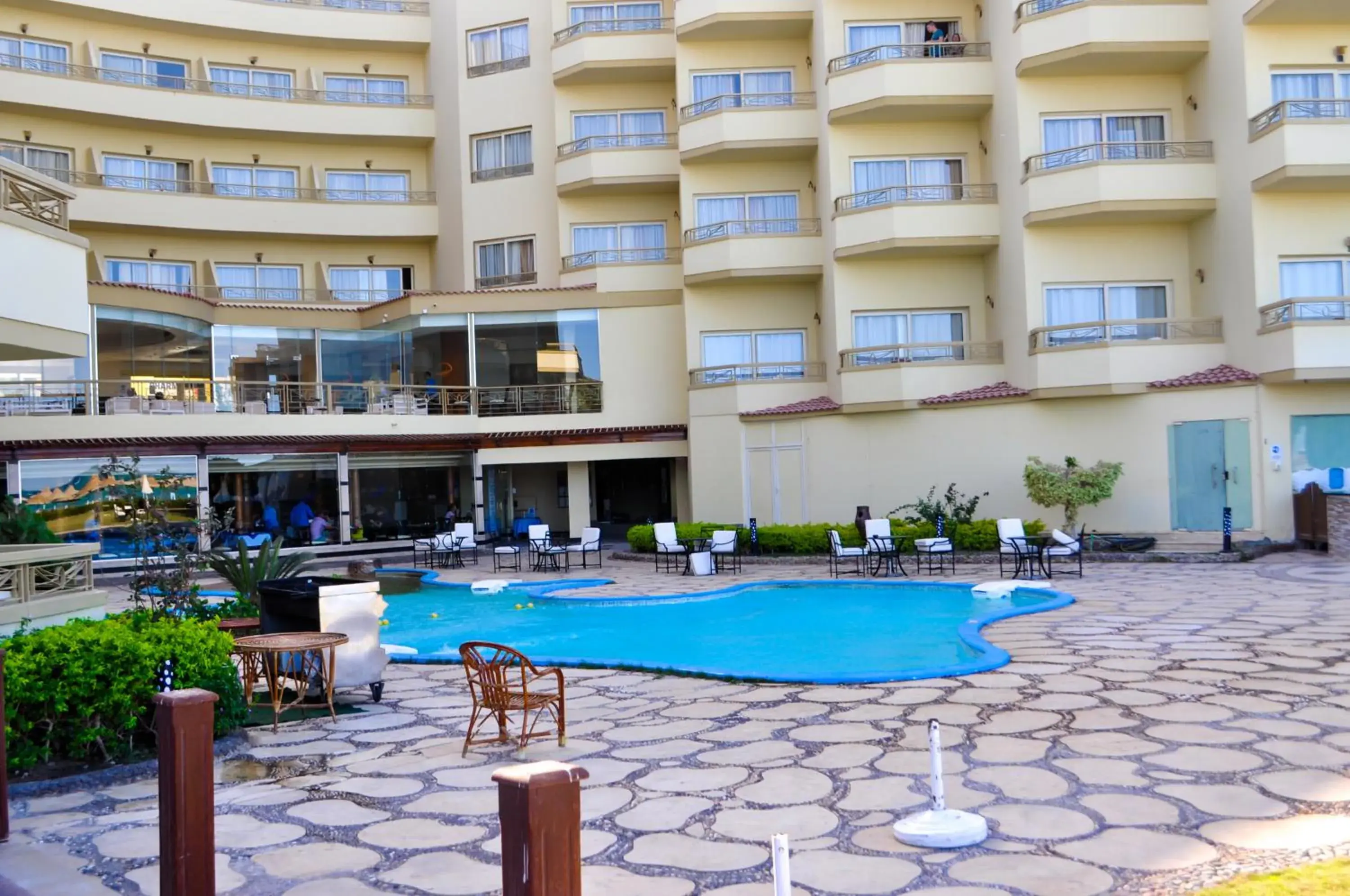 Swimming pool in Magic Beach Hotel Hurghada Swimming pool in Magic Beach Hotel Hurghada