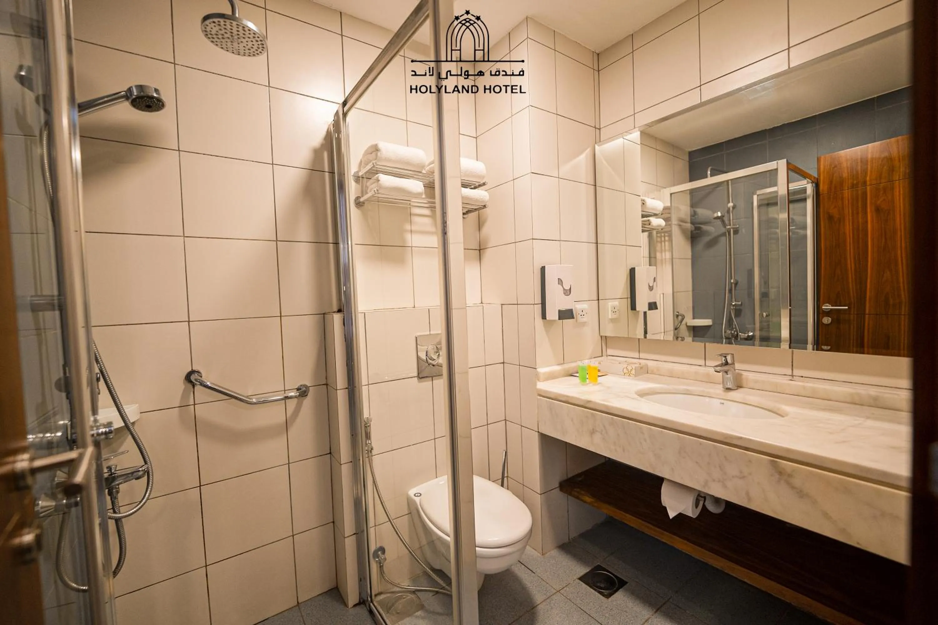 Bathroom in Holyland Hotel Amman