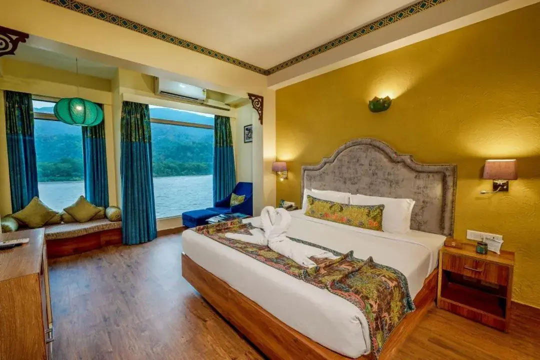Double Room with Balcony - single occupancy in GANGA KINARE- A Riverside Boutique Resort, Rishikesh Double Room with Balcony - single occupancy in GANGA KINARE- A Riverside Boutique Resort, Rishikesh