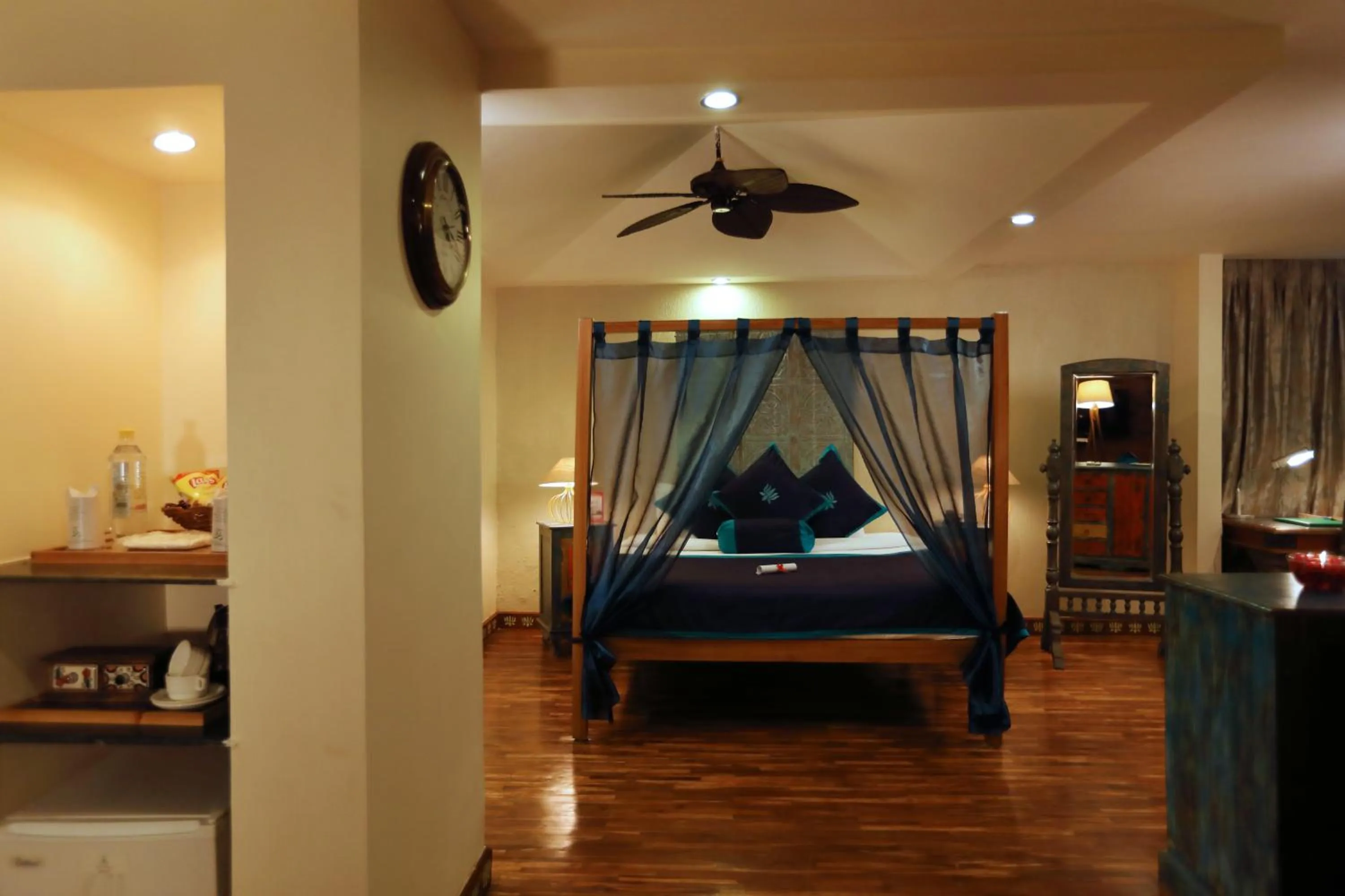 Bedroom, Bed in GANGA KINARE- A Riverside Boutique Resort, Rishikesh