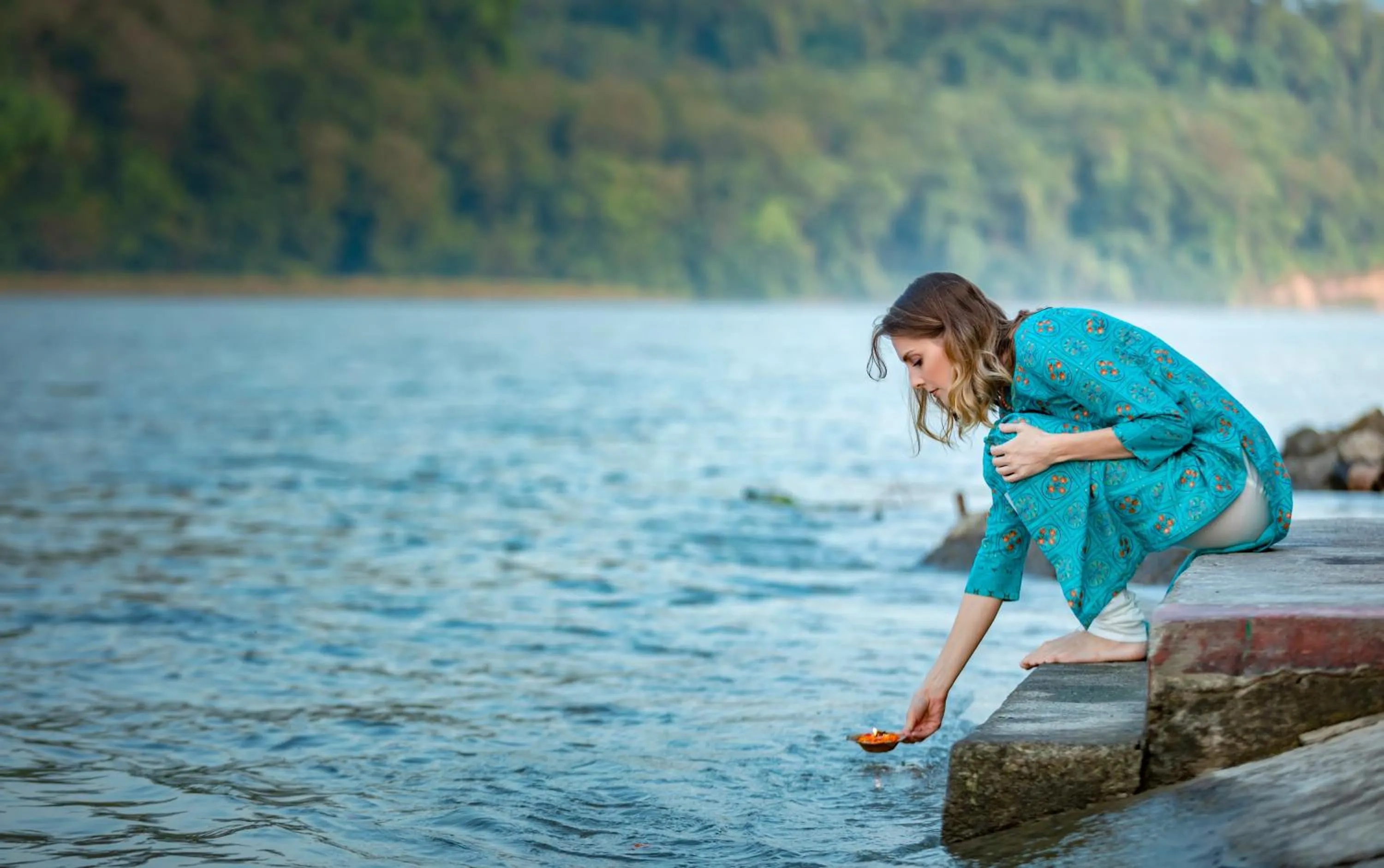 Natural landscape in GANGA KINARE- A Riverside Boutique Resort, Rishikesh