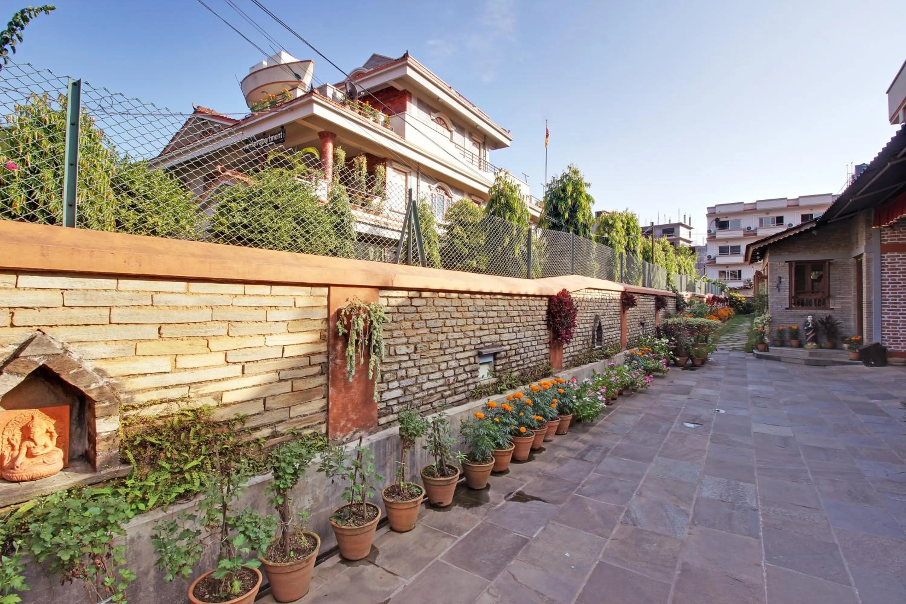 Garden view in Vardan Resort n' Apartment