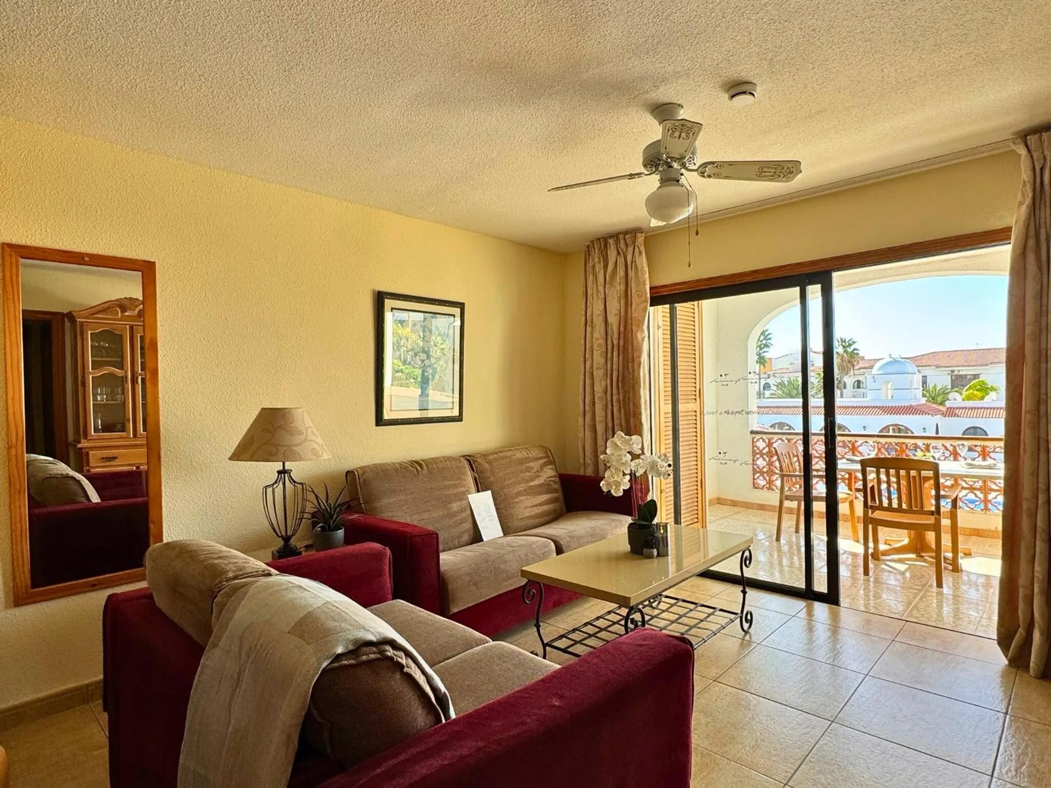 Living room in Fairways Club