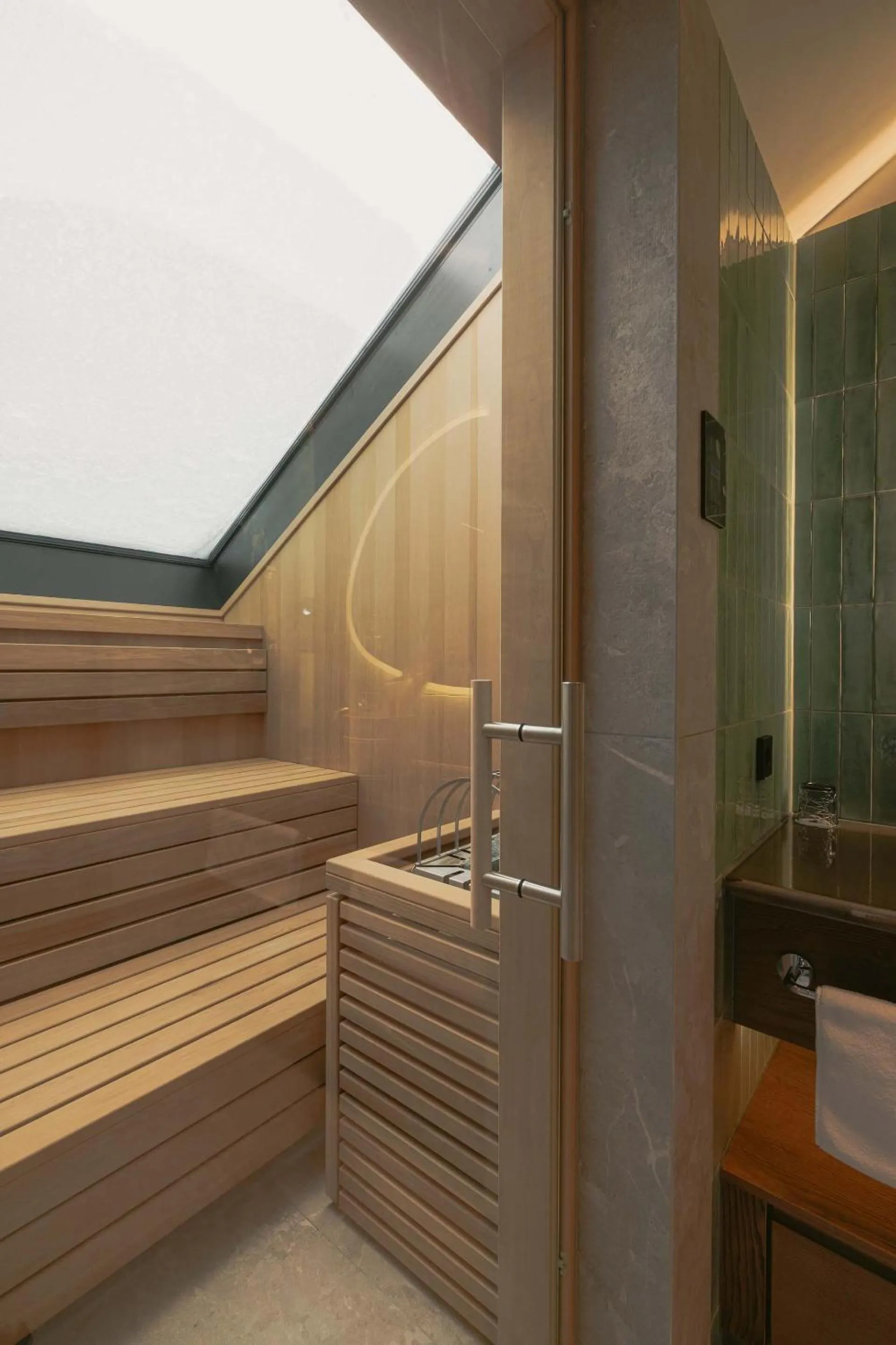 Sauna in NEW Hotel Kristberg in Lech - new opening since December 2025