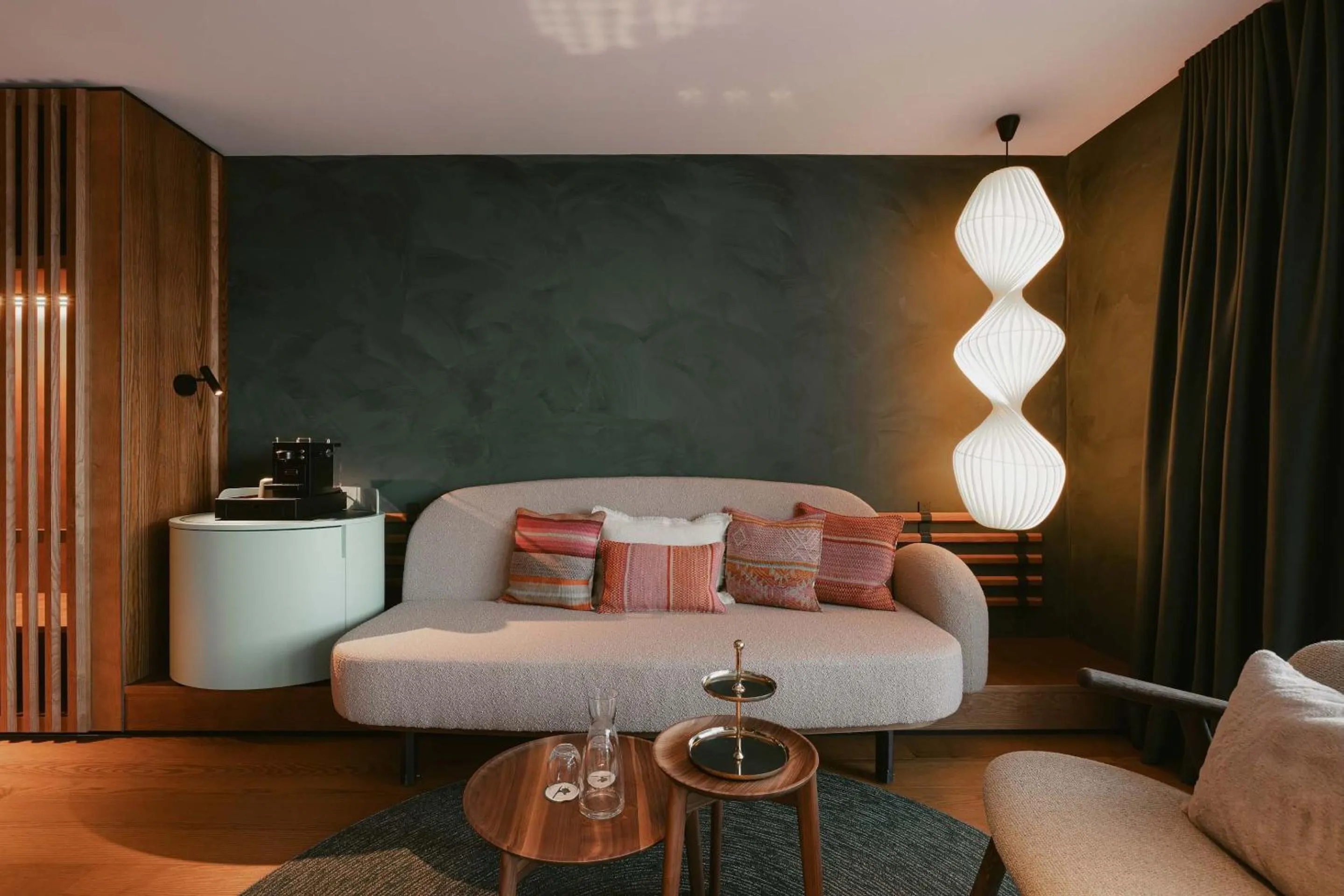 Living room in NEW Hotel Kristberg in Lech - new opening since December 2025