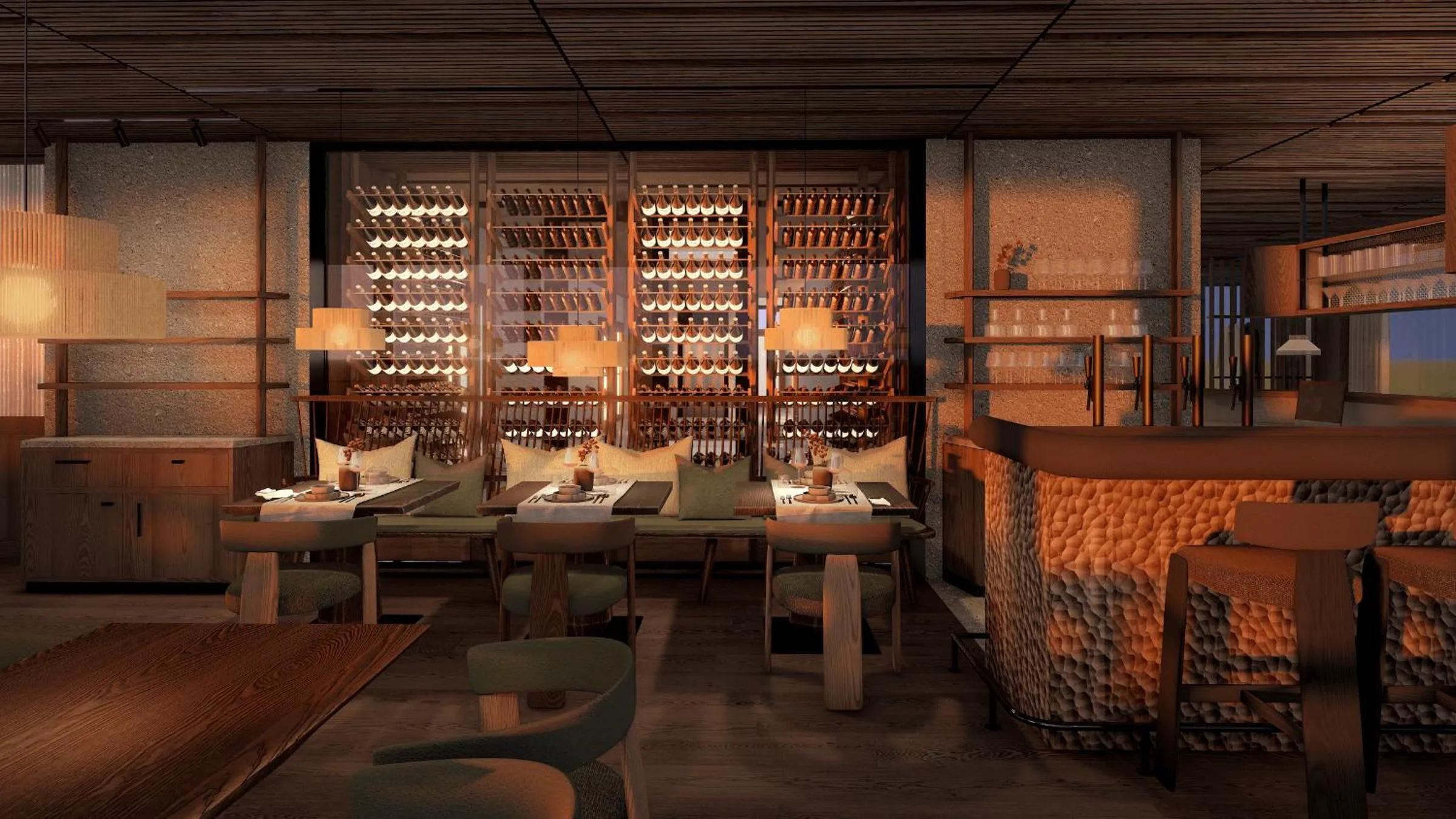 Restaurant/places to eat in Hotel Kristberg in Lech - New hotel with Spa - opening Dezember 4th, 2025