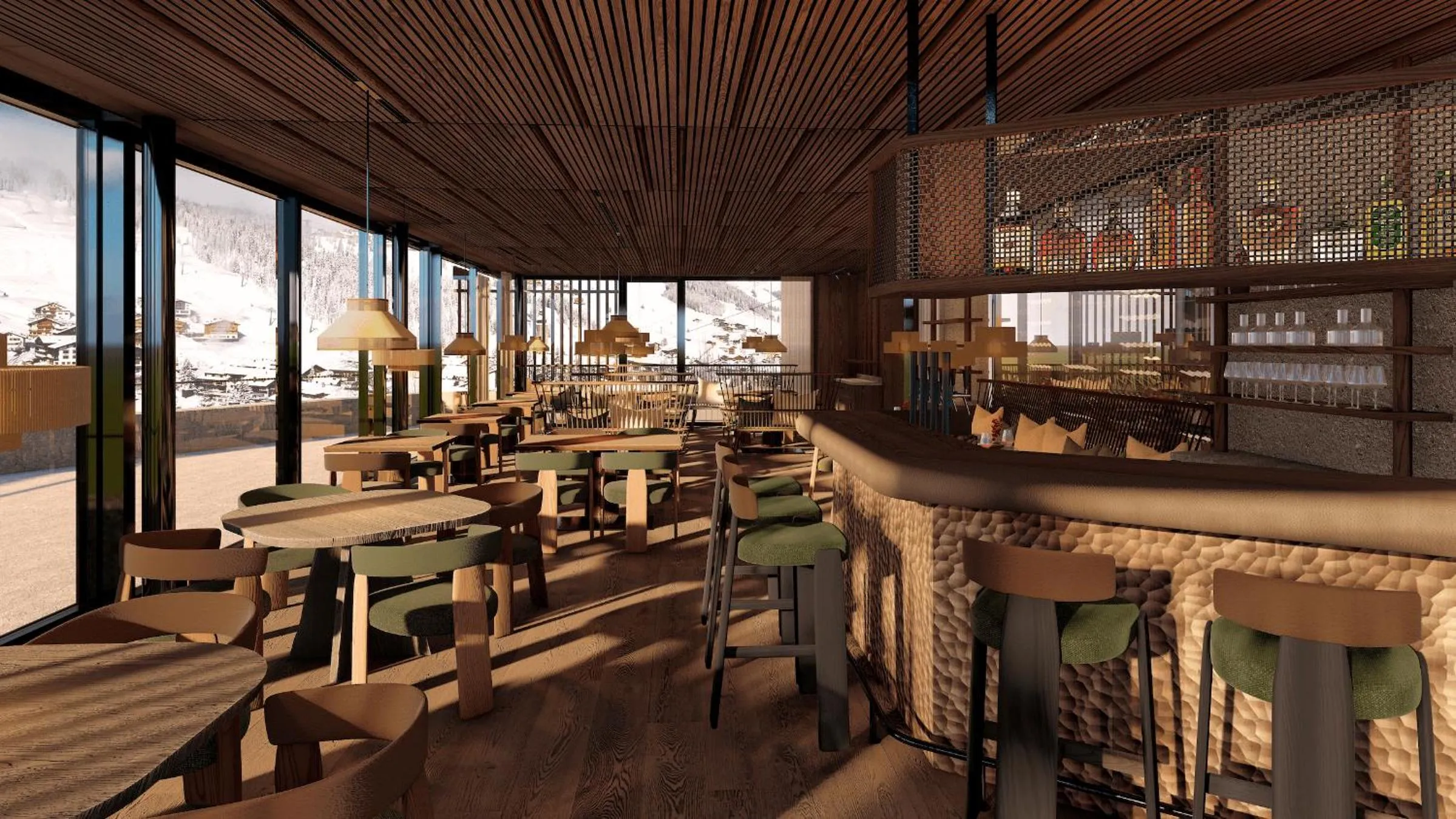 Restaurant/places to eat in Hotel Kristberg in Lech - New hotel with Spa - opening Dezember 4th, 2025