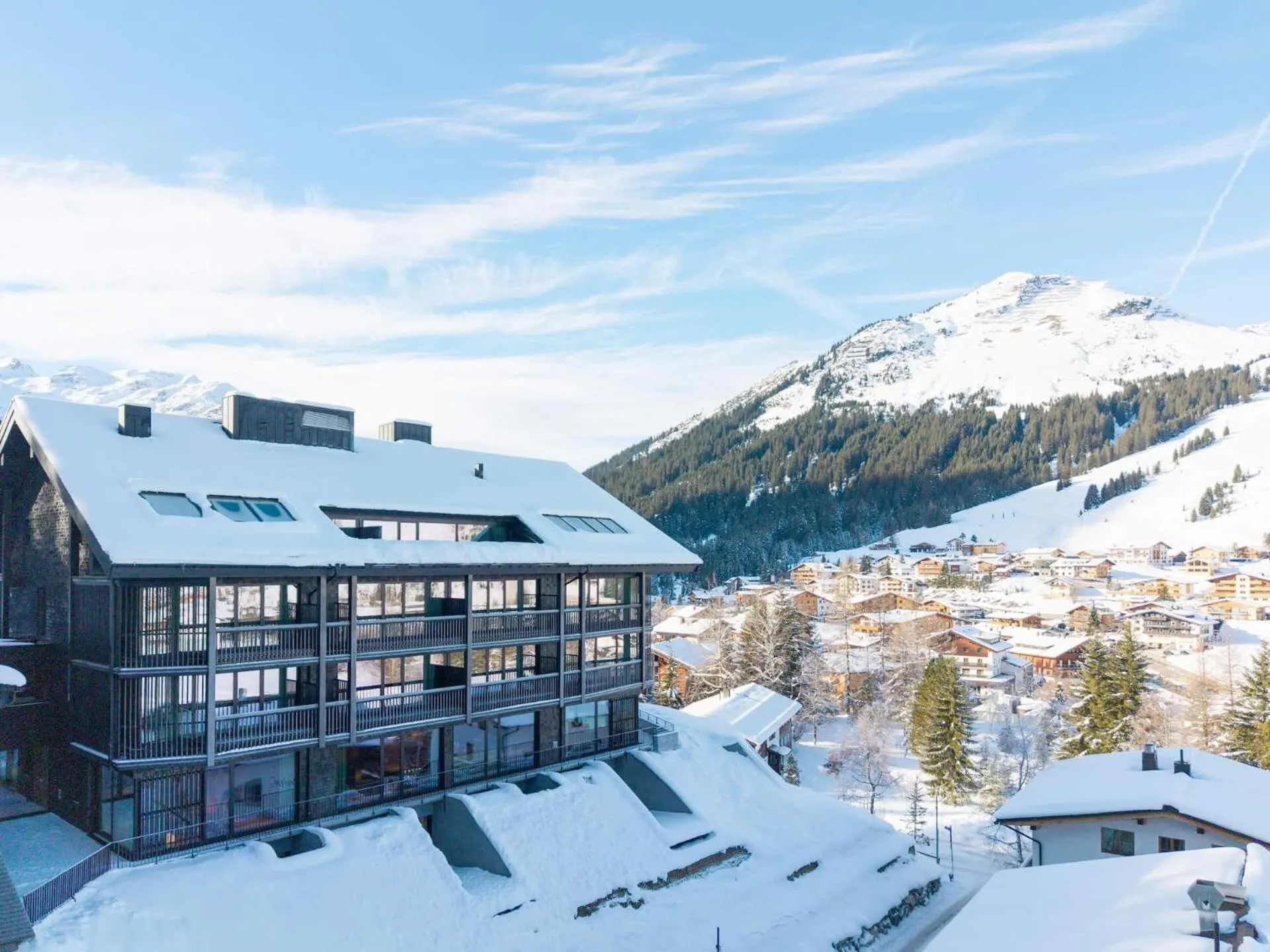 Property building in NEW Hotel Kristberg in Lech - new opening since December 2025