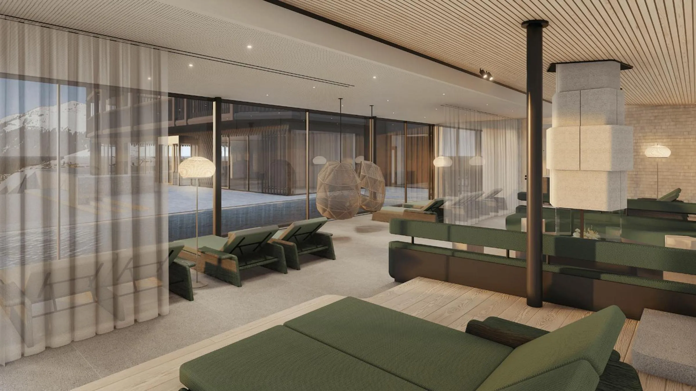 Spa and wellness centre/facilities, Bed in Hotel Kristberg in Lech - New hotel with Spa - opening Dezember 4th, 2025