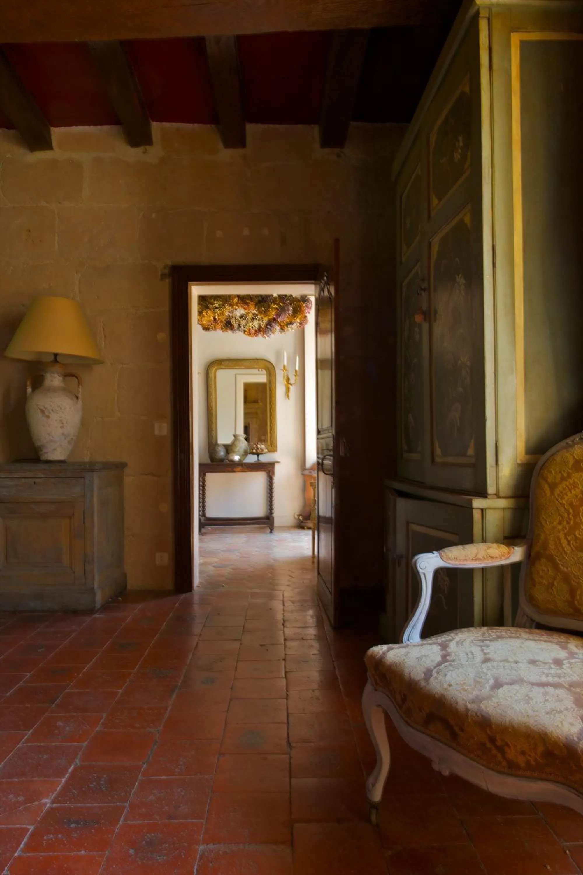 Decorative detail in Manoir de la Foulquetiere